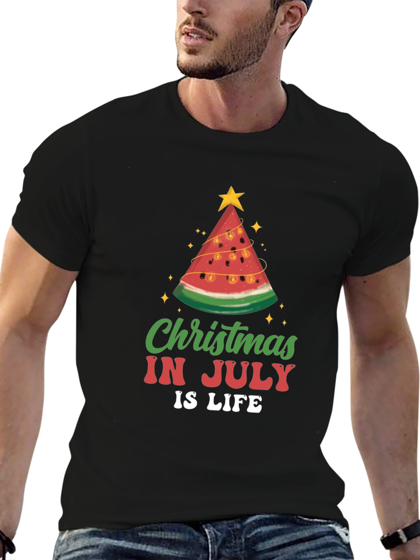 Christmas in July T-Shirt - Watermelon Tree Tee