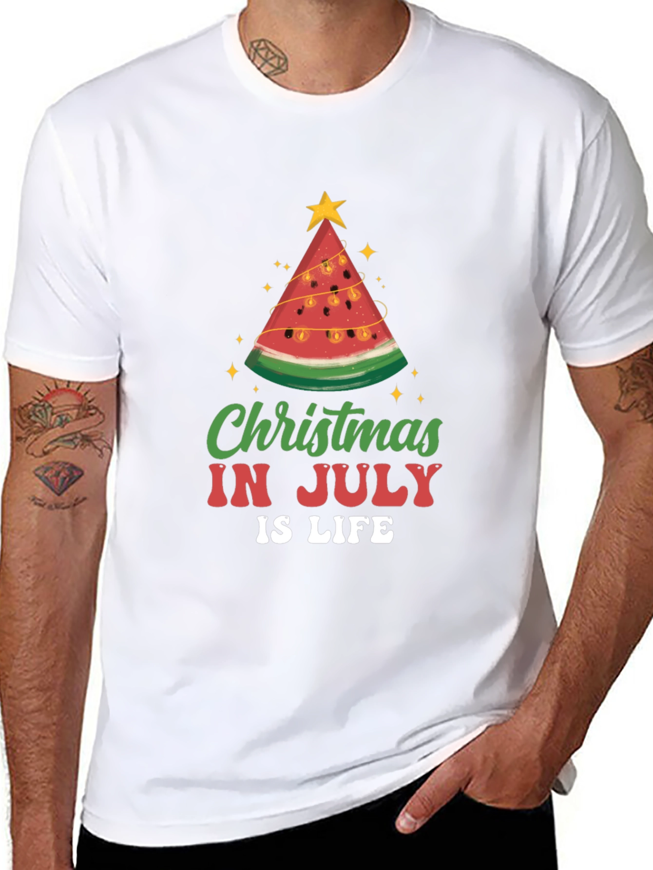 Christmas in July T-Shirt - Watermelon Tree Tee