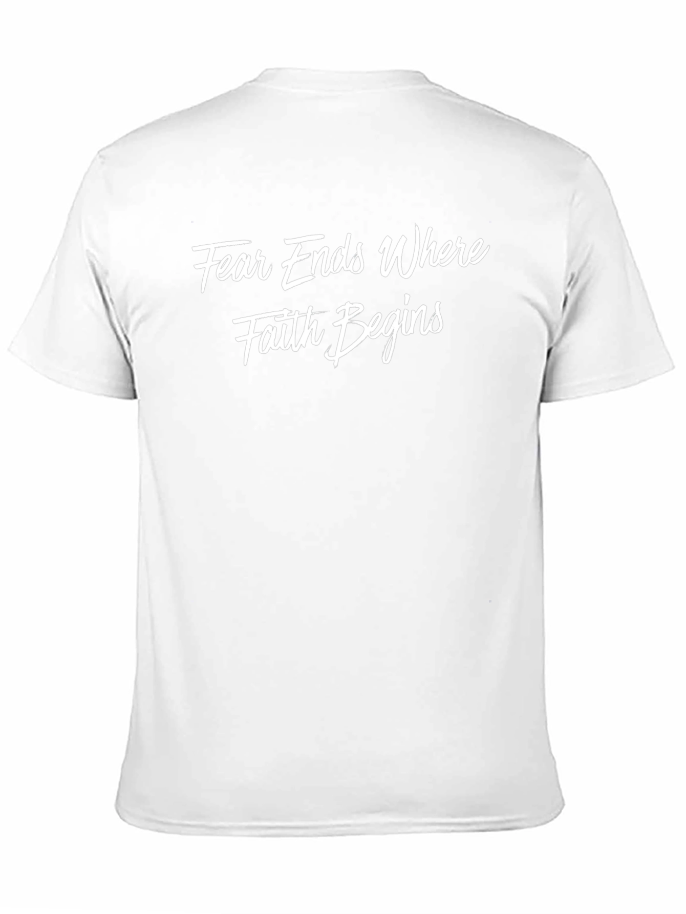 Faith Begins Graphic T-Shirt