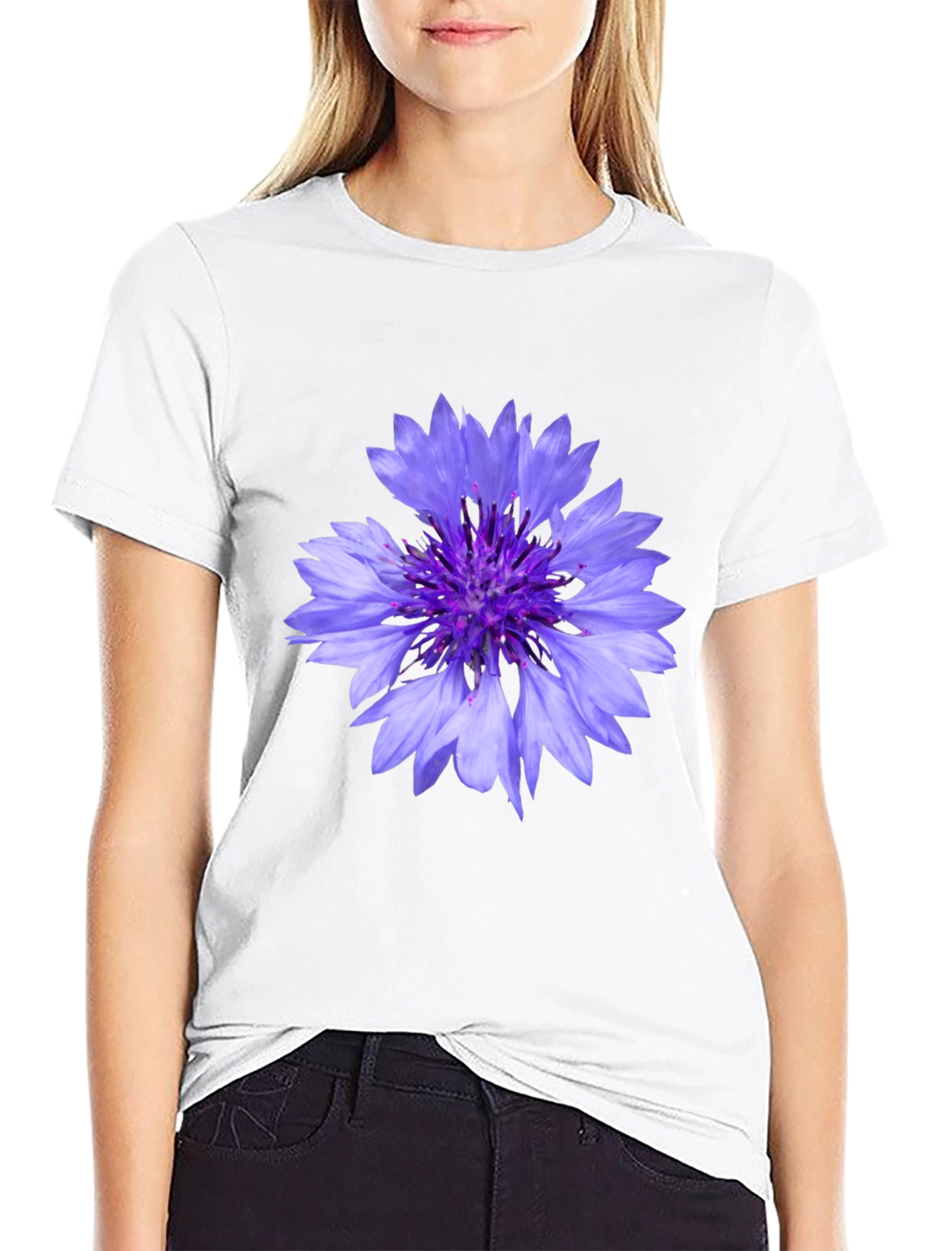Floral Print Black T-Shirt - Stylish Mens Tee
