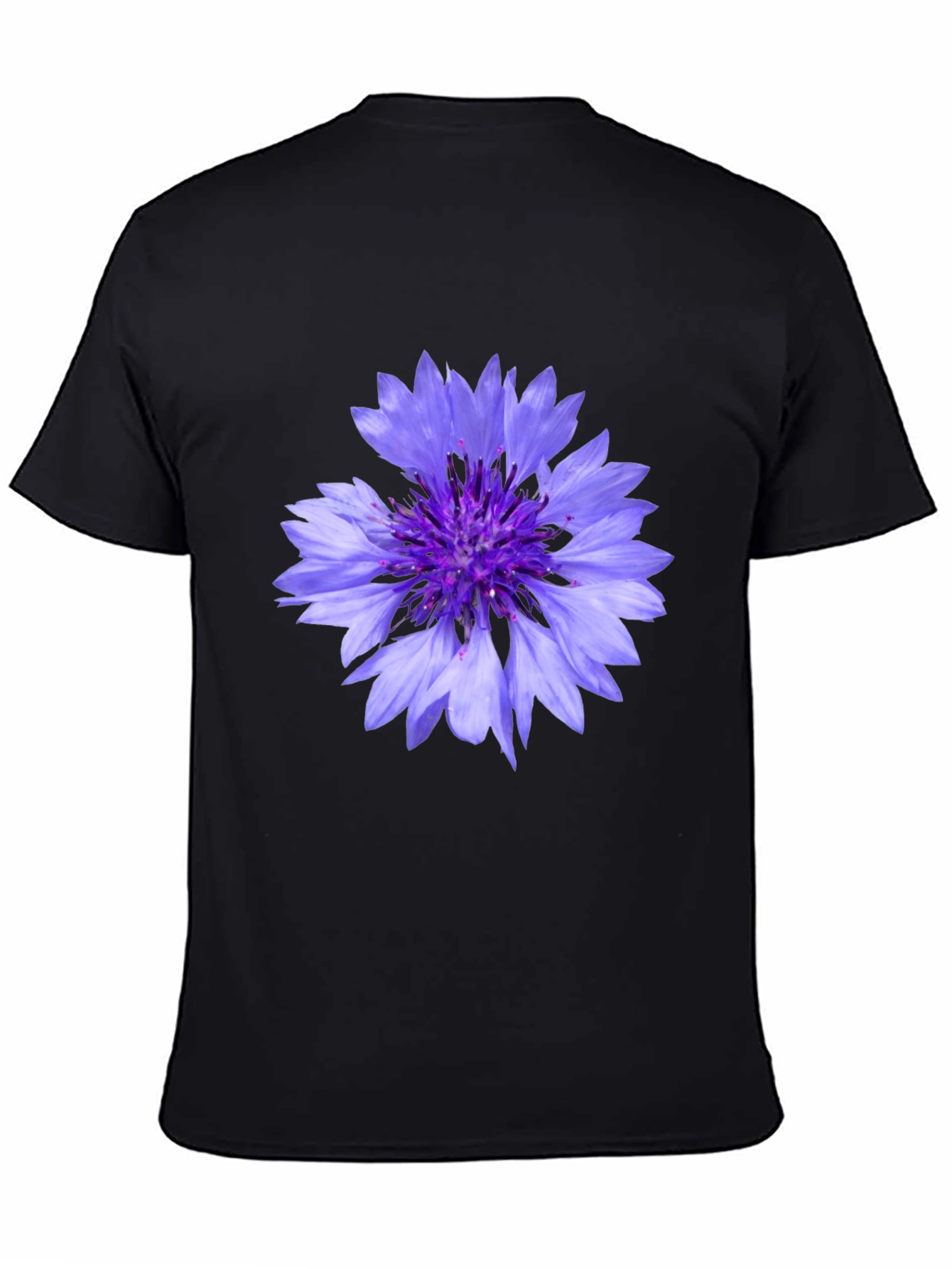 Floral Print Black T-Shirt - Stylish Mens Tee