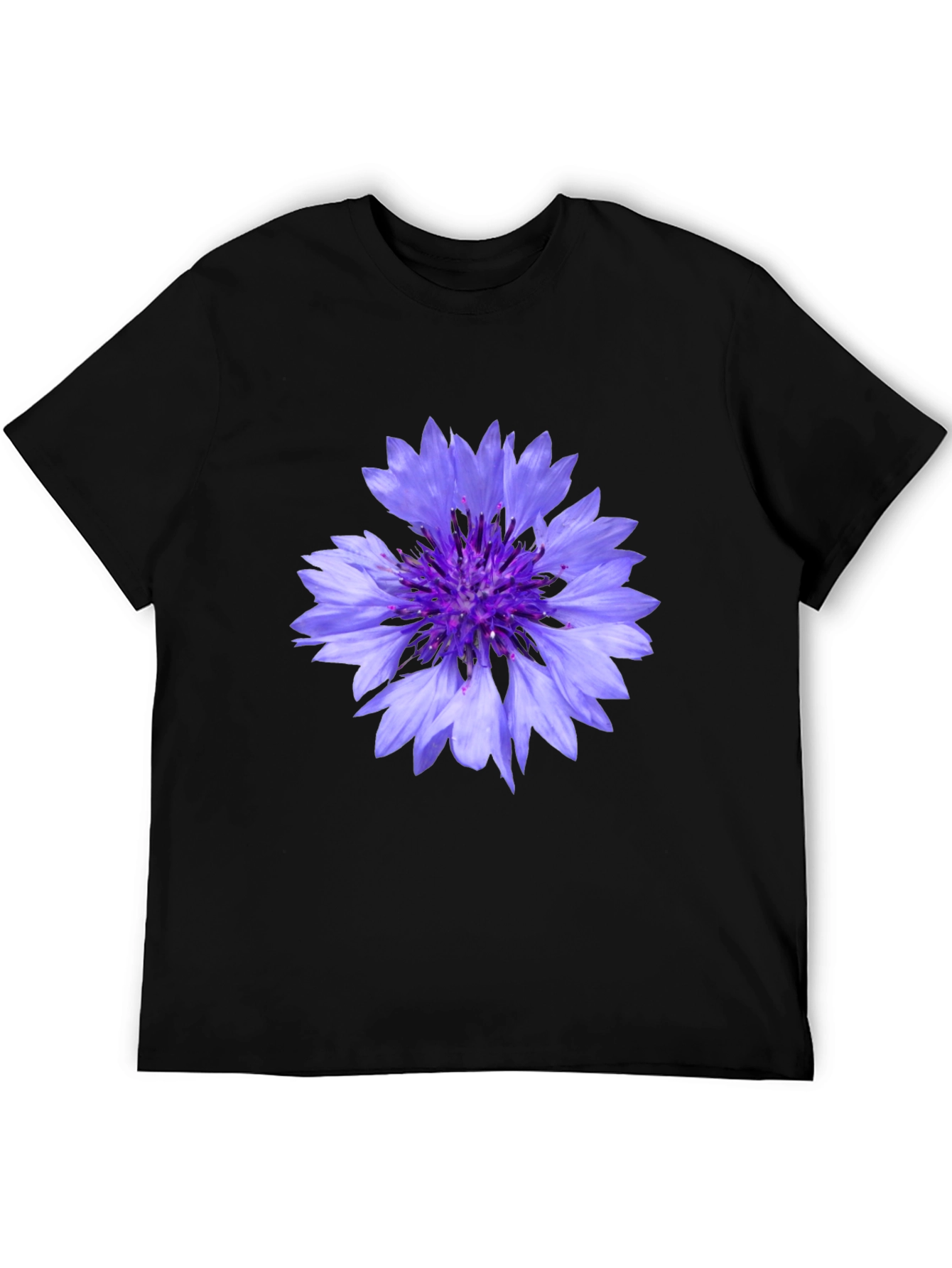 Floral Print Black T-Shirt - Stylish Mens Tee