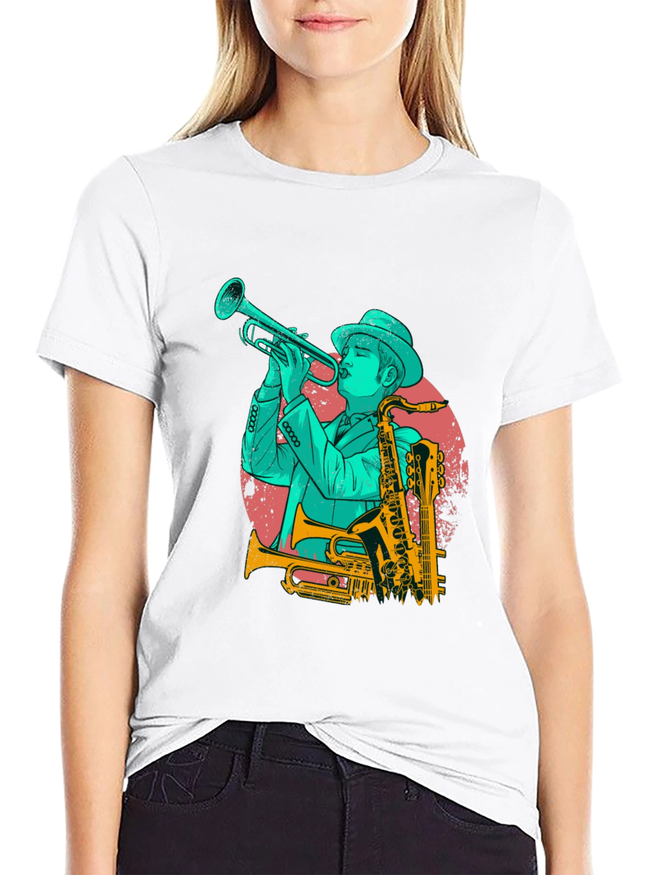 Jazz Musician Graphic Tee - Cool Music Lover Shirt