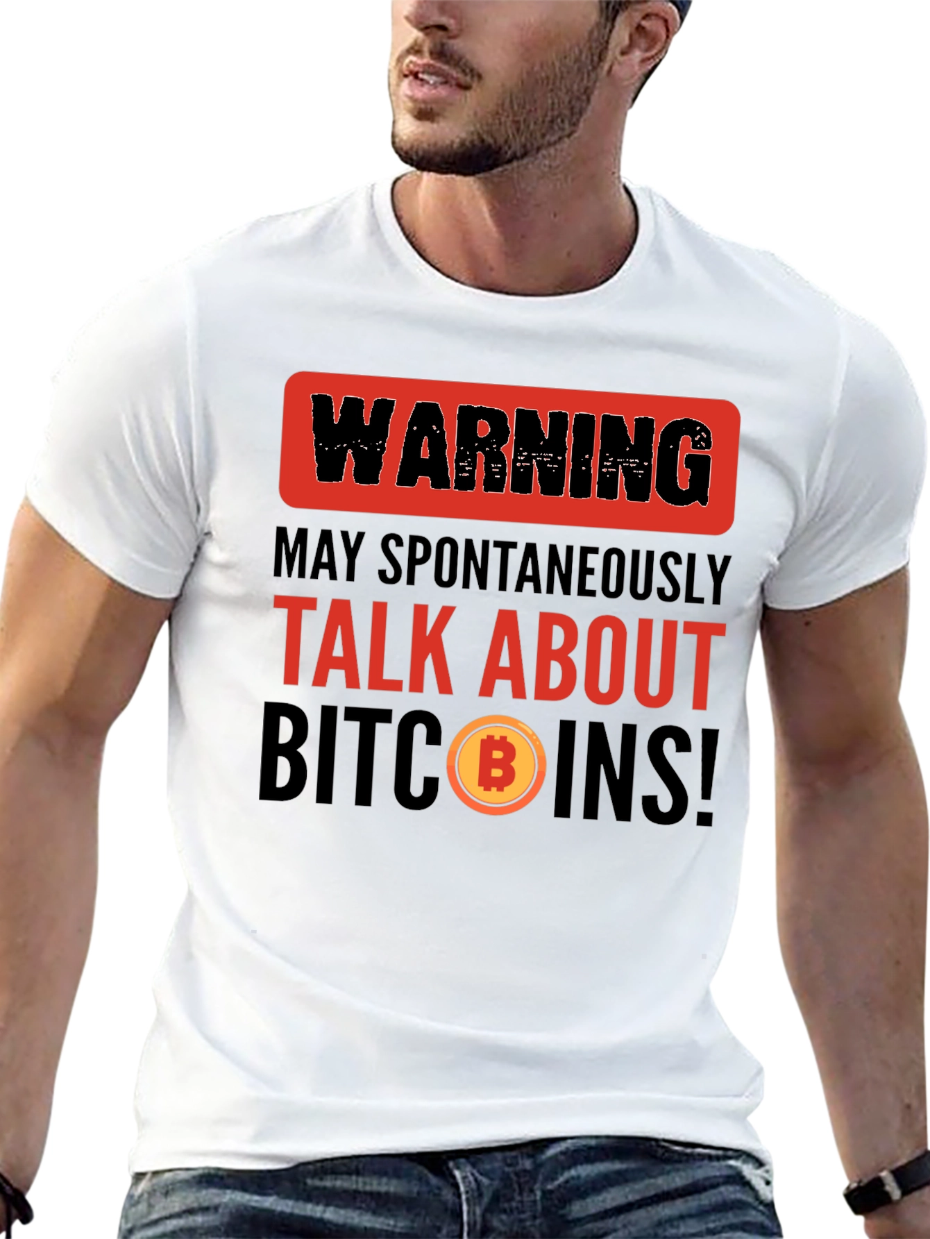 Warning Talk About Bitcoins T-Shirt