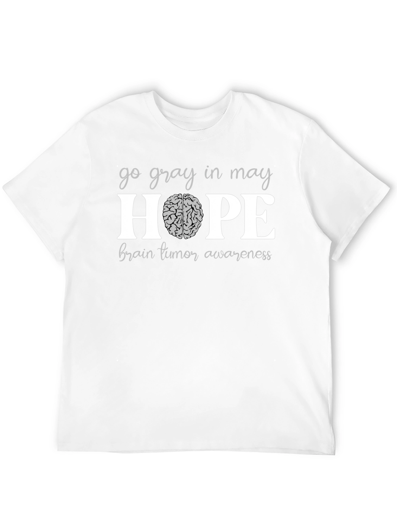 Go Gray in May Brain Tumor Awareness T-Shirt