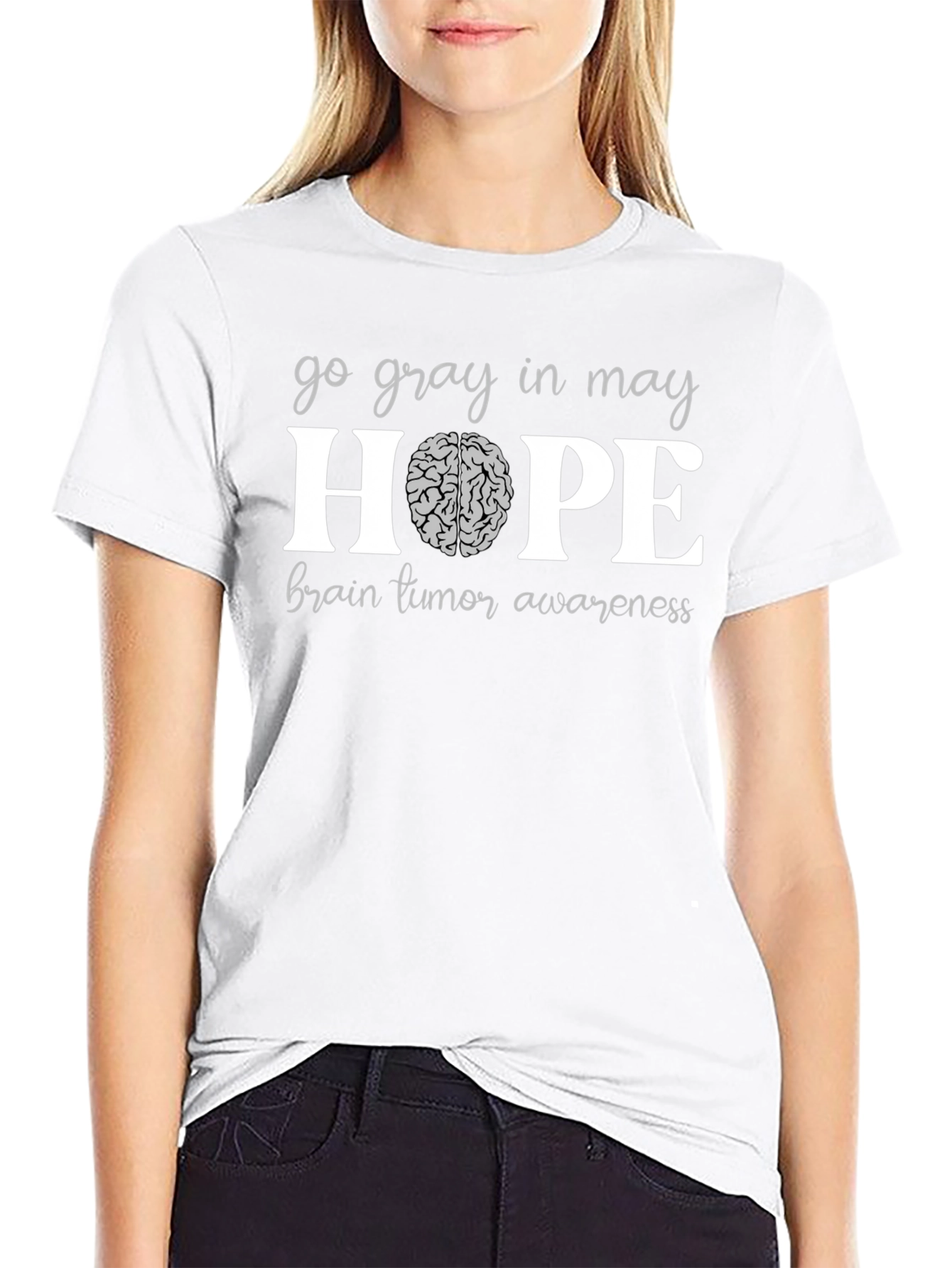 Go Gray in May Brain Tumor Awareness T-Shirt