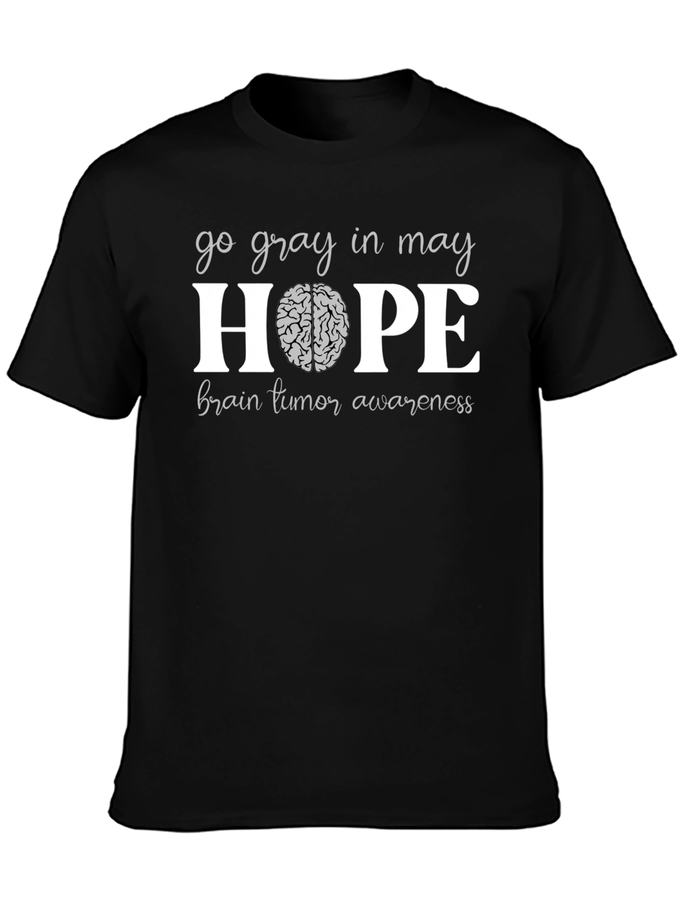 Go Gray in May Brain Tumor Awareness T-Shirt