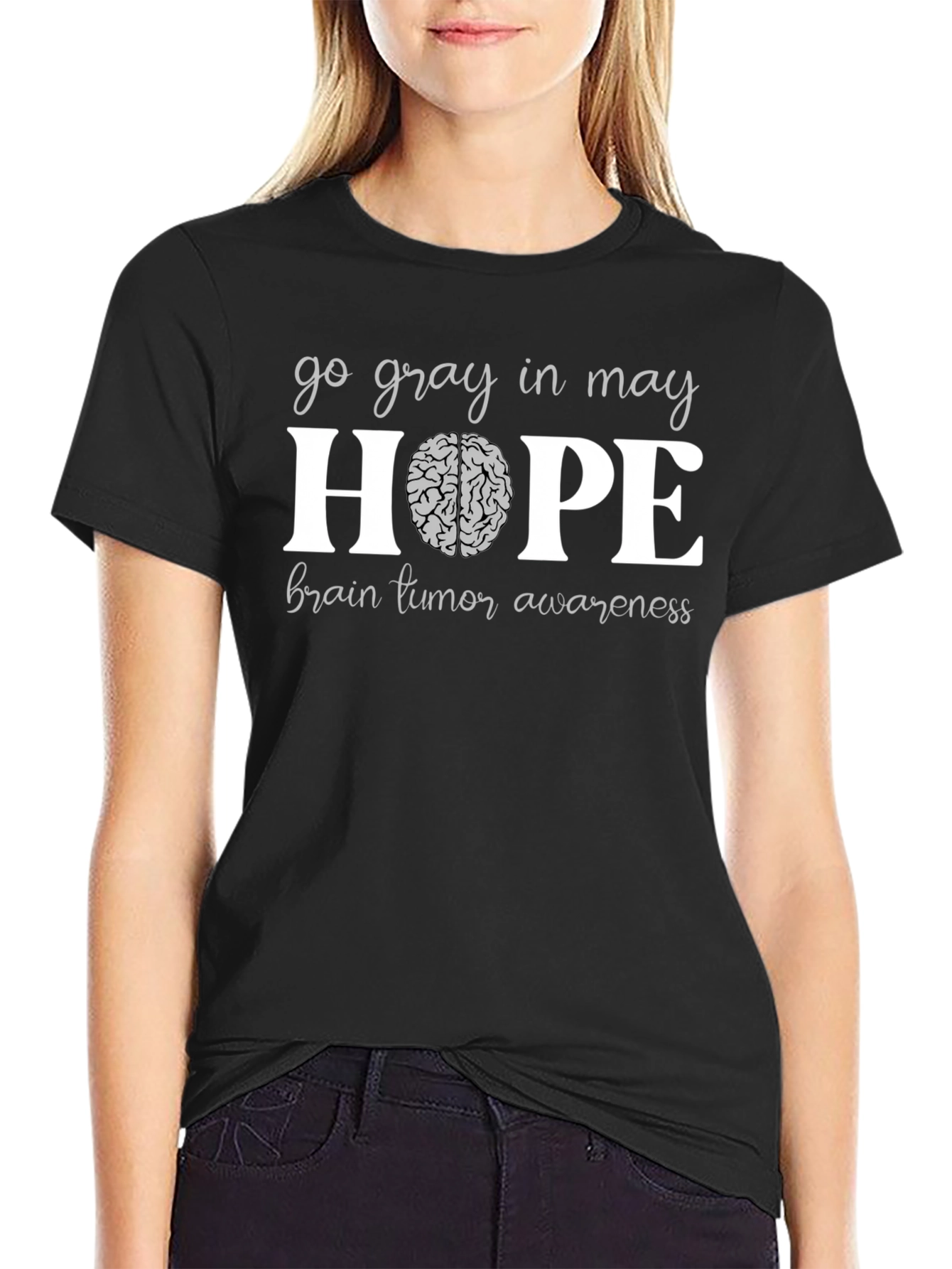 Go Gray in May Brain Tumor Awareness T-Shirt
