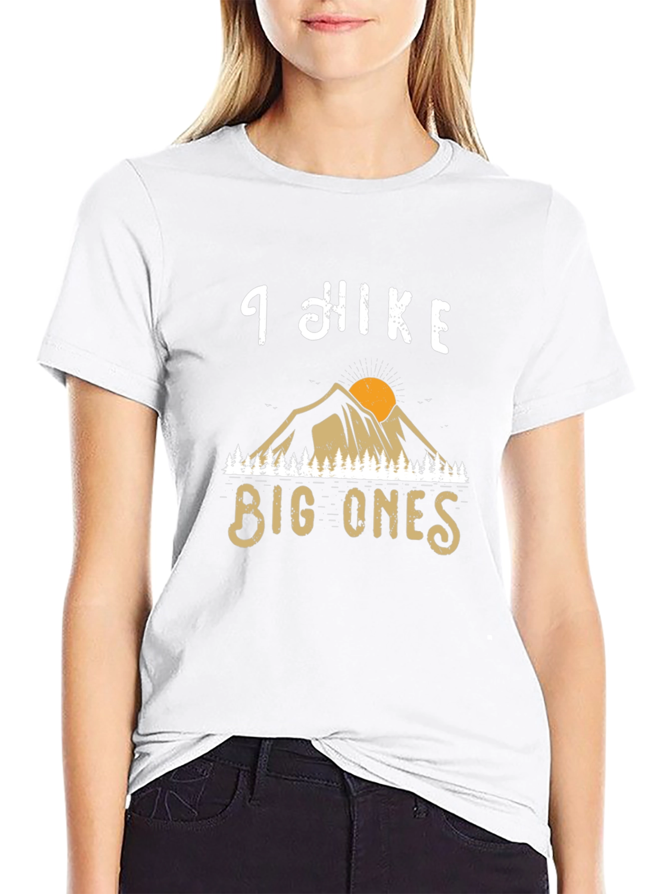 I Hike Big Ones Graphic Tee