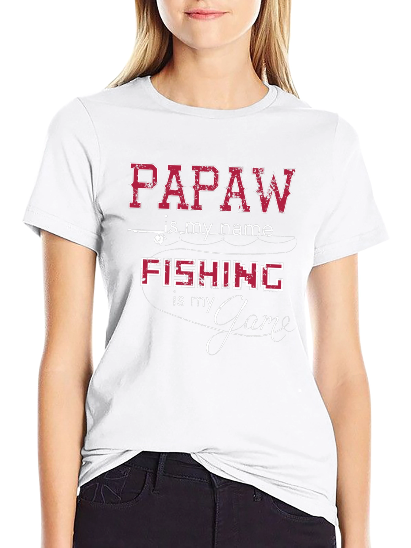 Papaw Fishing Game Tee - Grandfather Angler T-Shirt