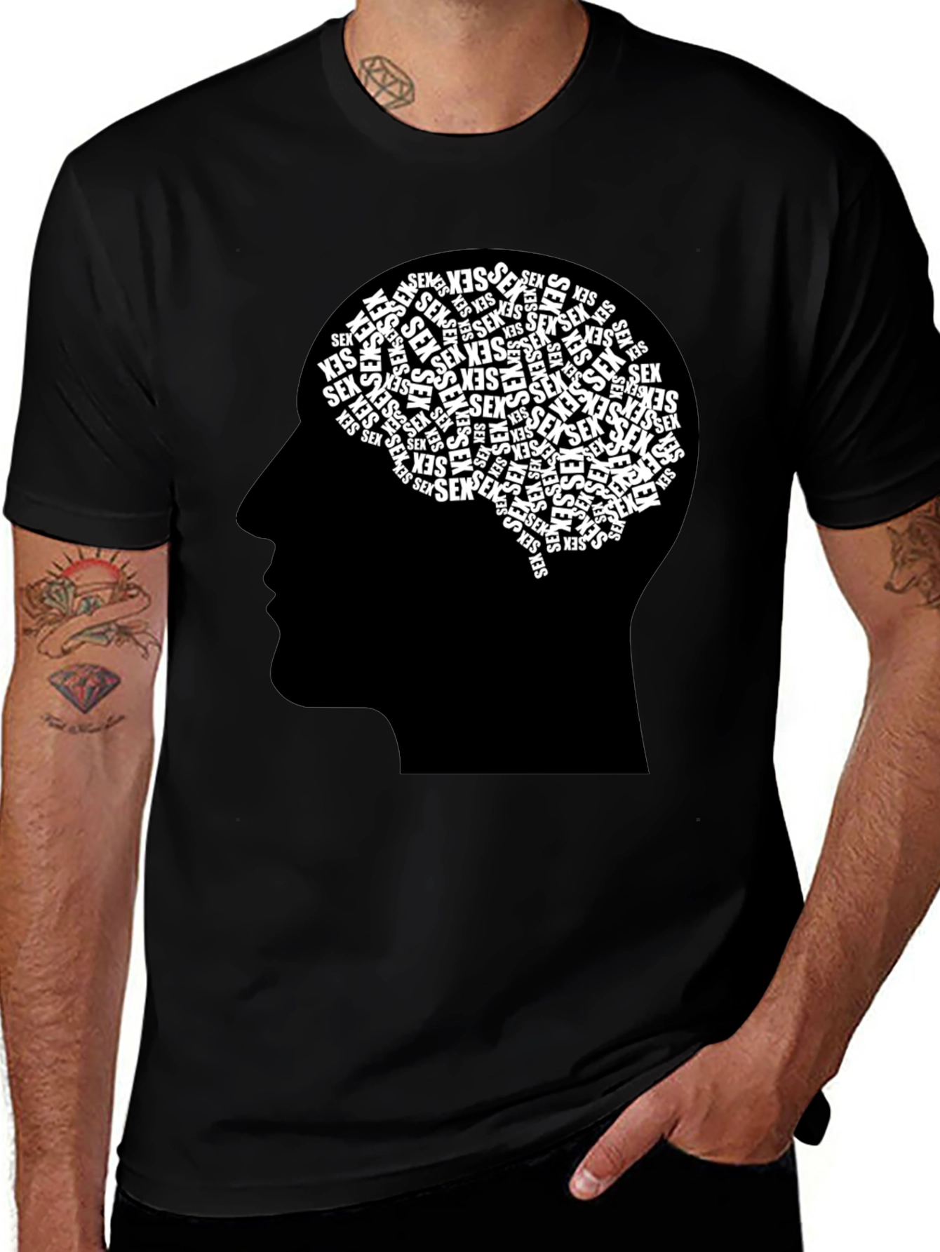 Brain Sex T-Shirt -  Unique Graphic Tee
