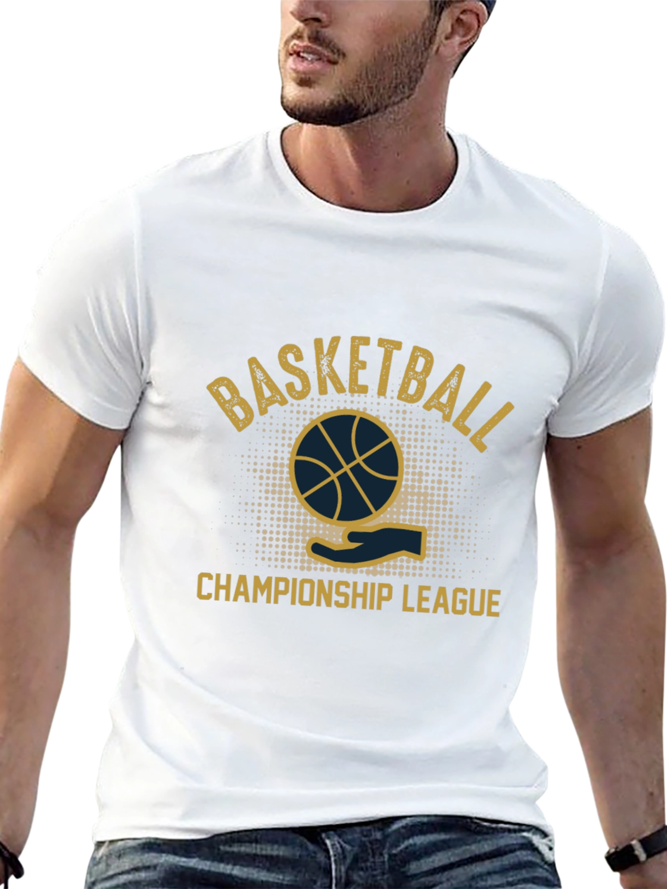 Basketball Championship League Graphic T-Shirt