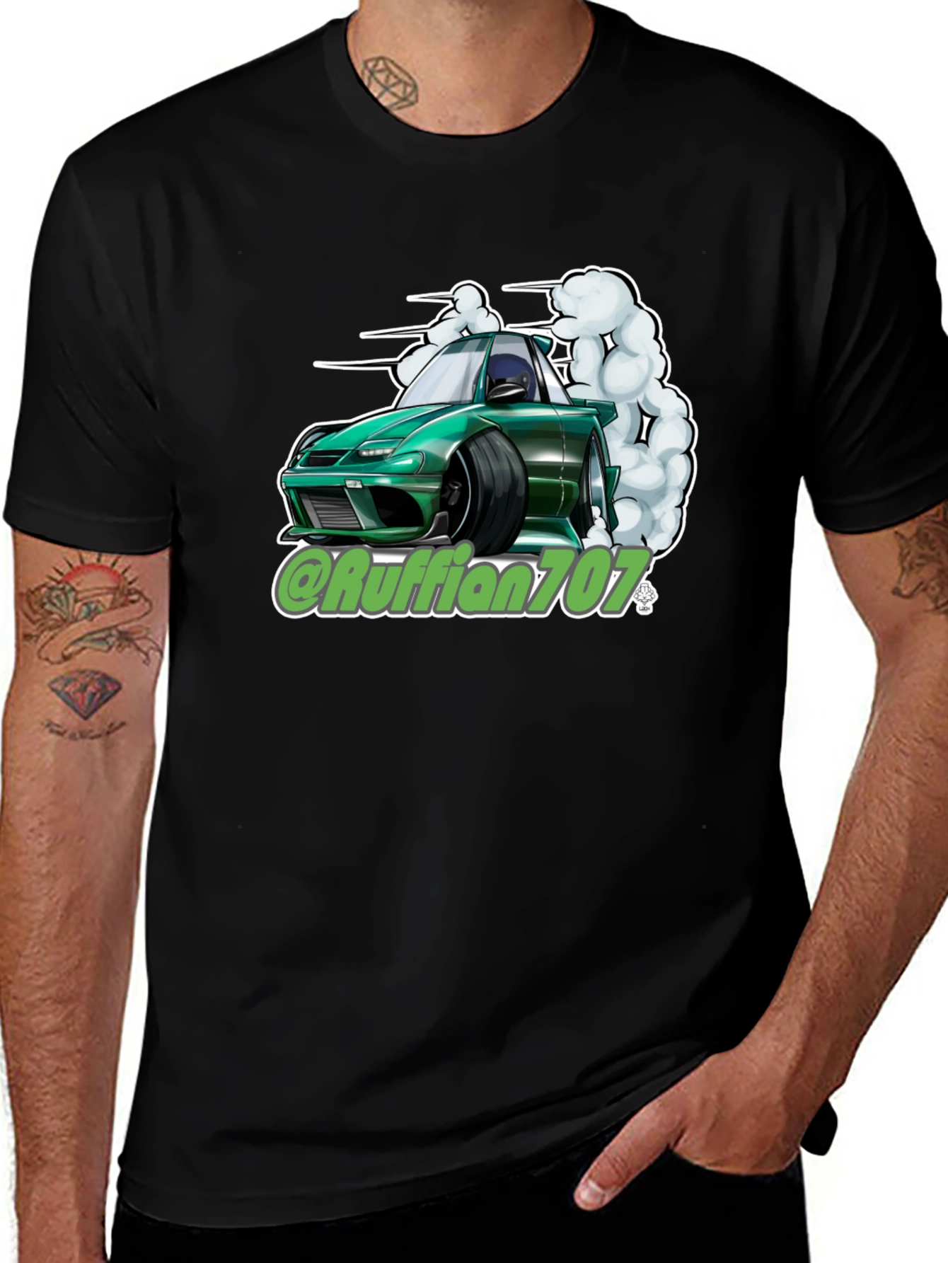Car Drift T-Shirt - Ruffian707 Design