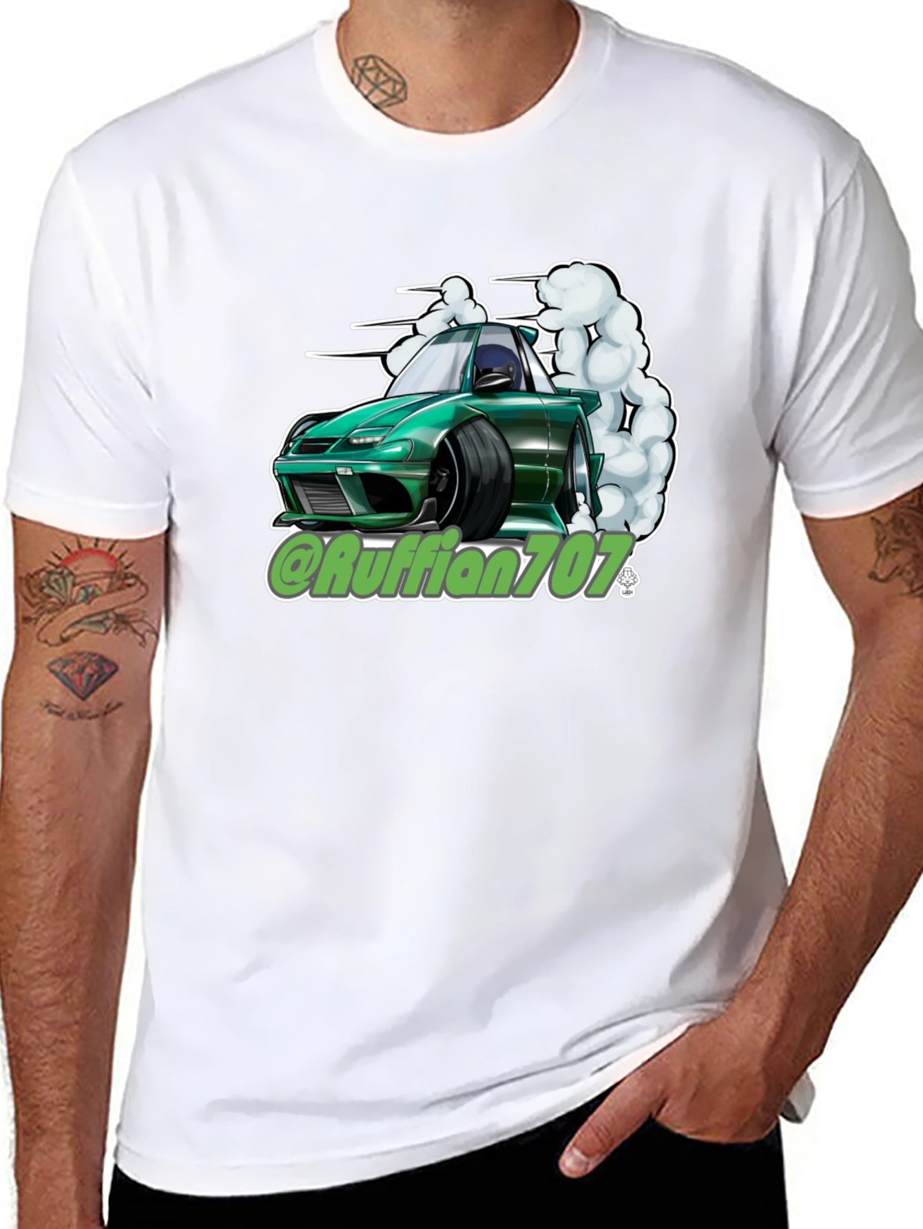 Car Drift T-Shirt - Ruffian707 Design