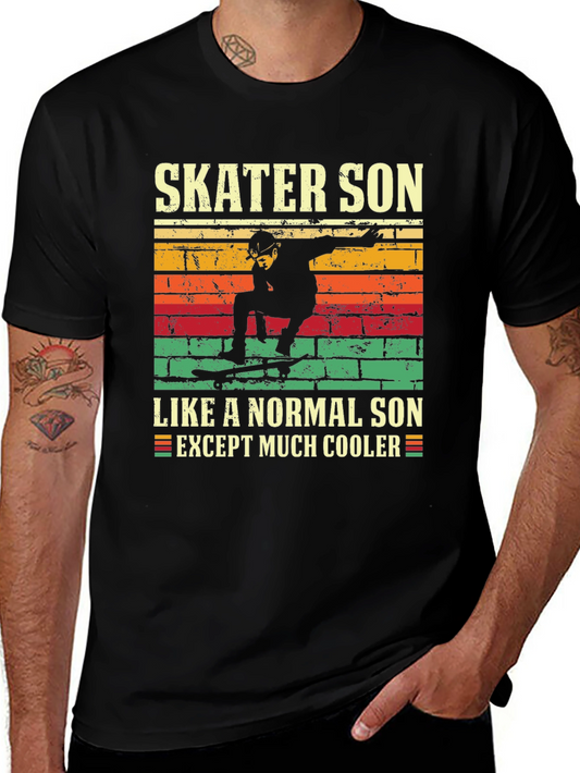 Skater Son Graphic T-Shirt - Cool Unique Design