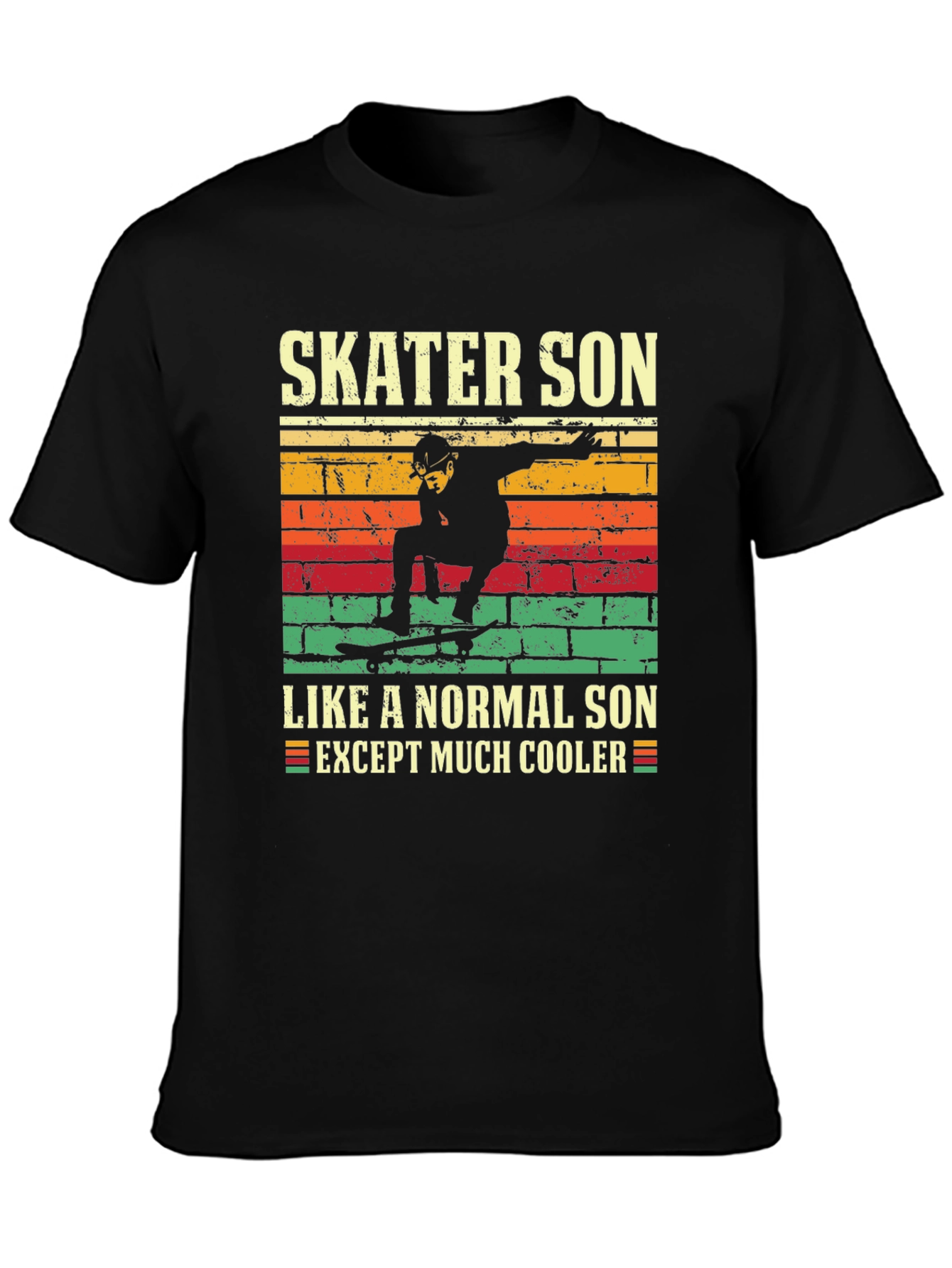Skater Son Graphic T-Shirt - Cool Unique Design