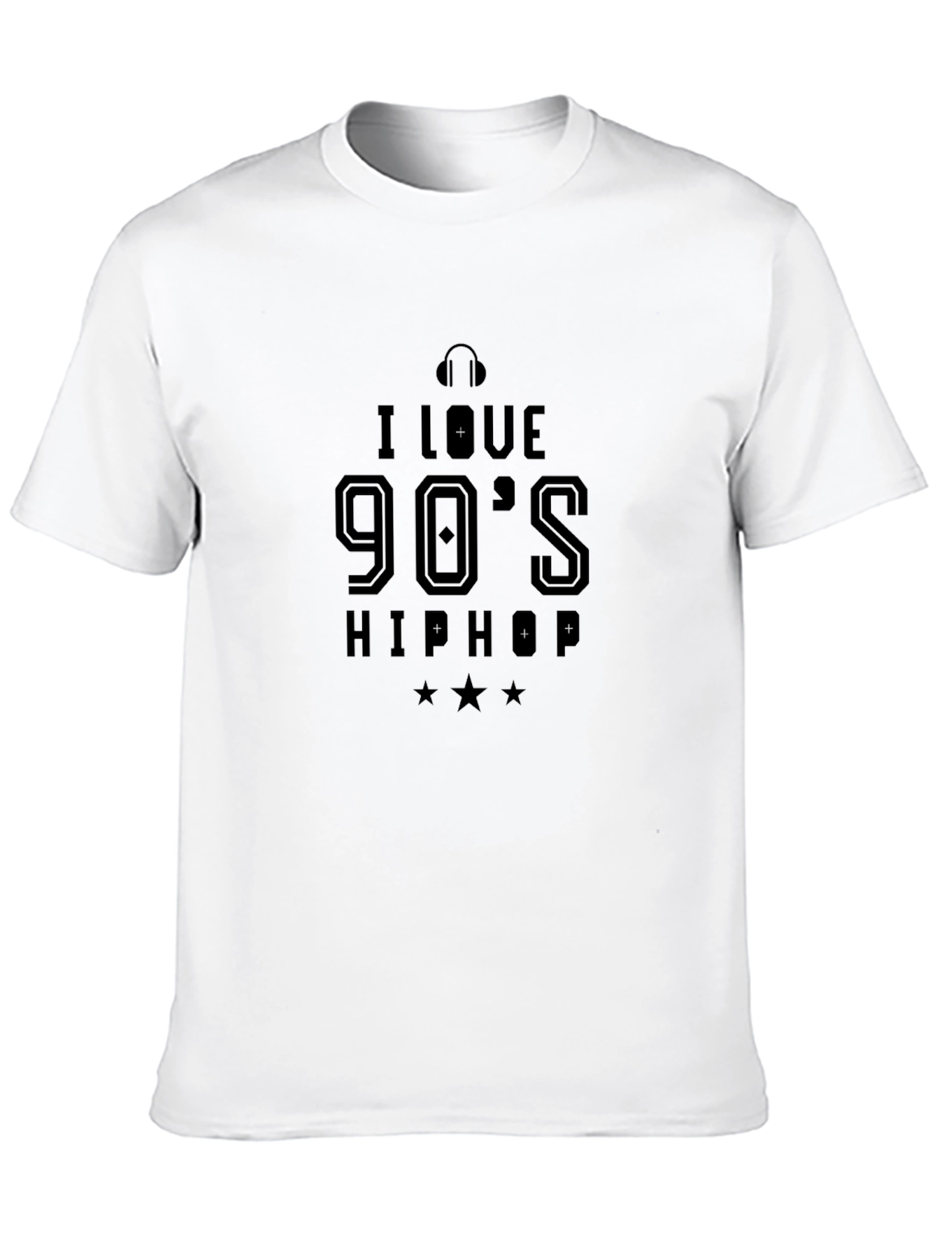 I Love 90s Hip Hop Black T-Shirt