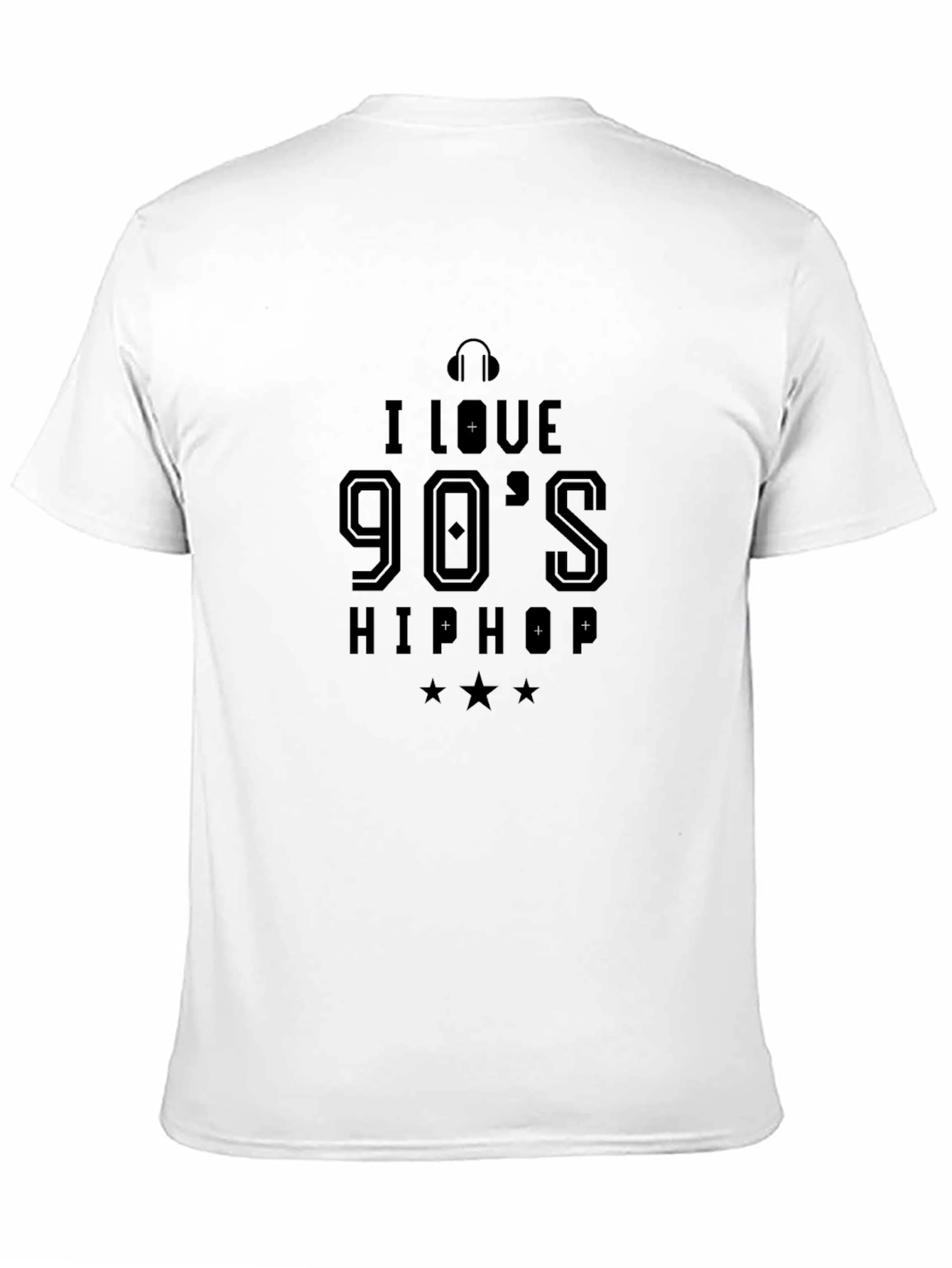 I Love 90s Hip Hop Black T-Shirt