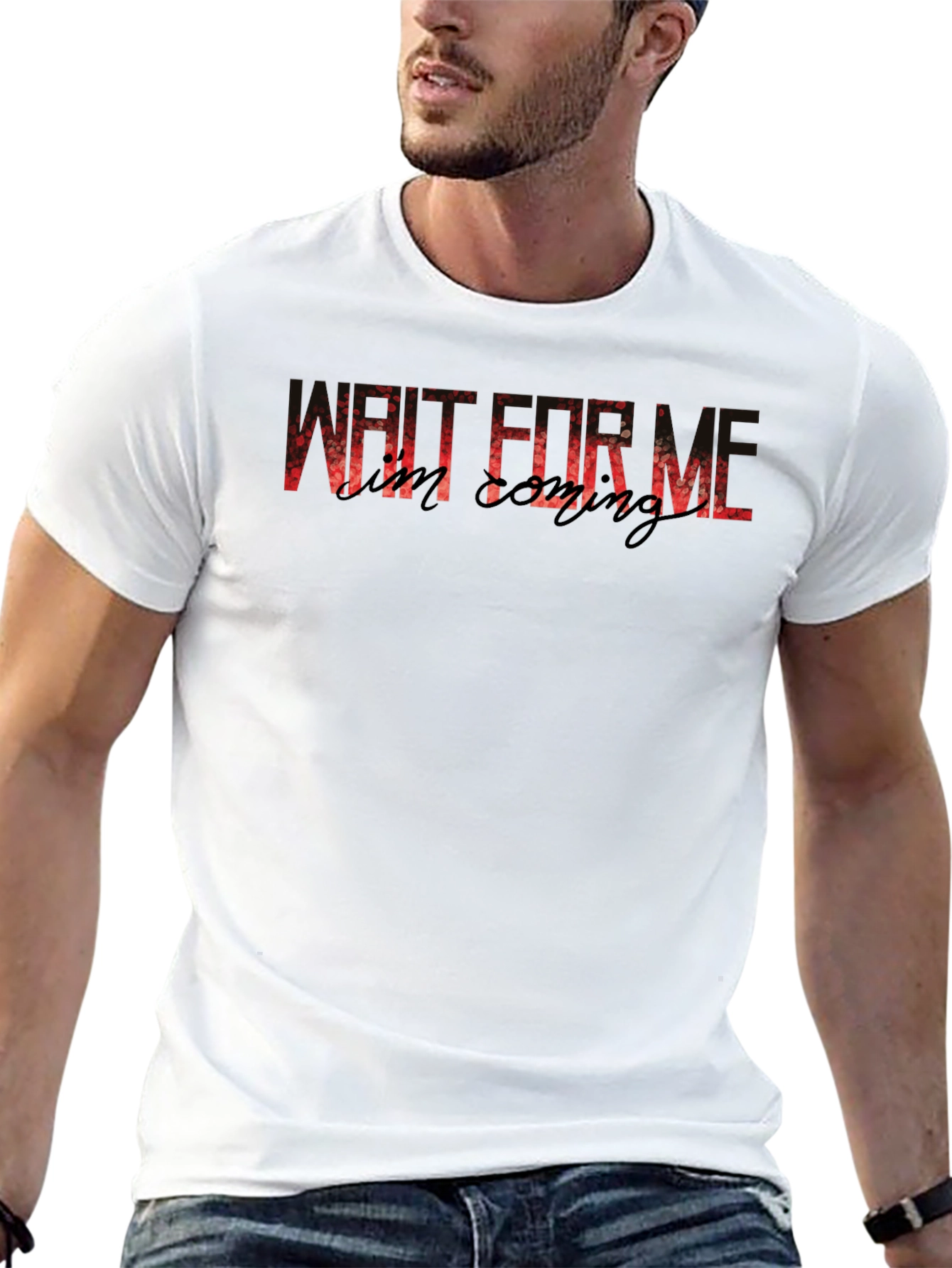 Wait For Me T-Shirt - Mens Graphic Tee