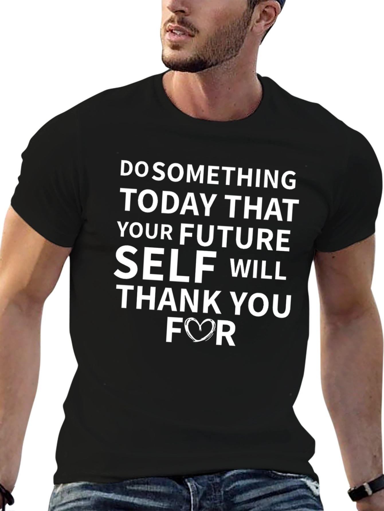 Inspirational Future Self T-Shirt - Black