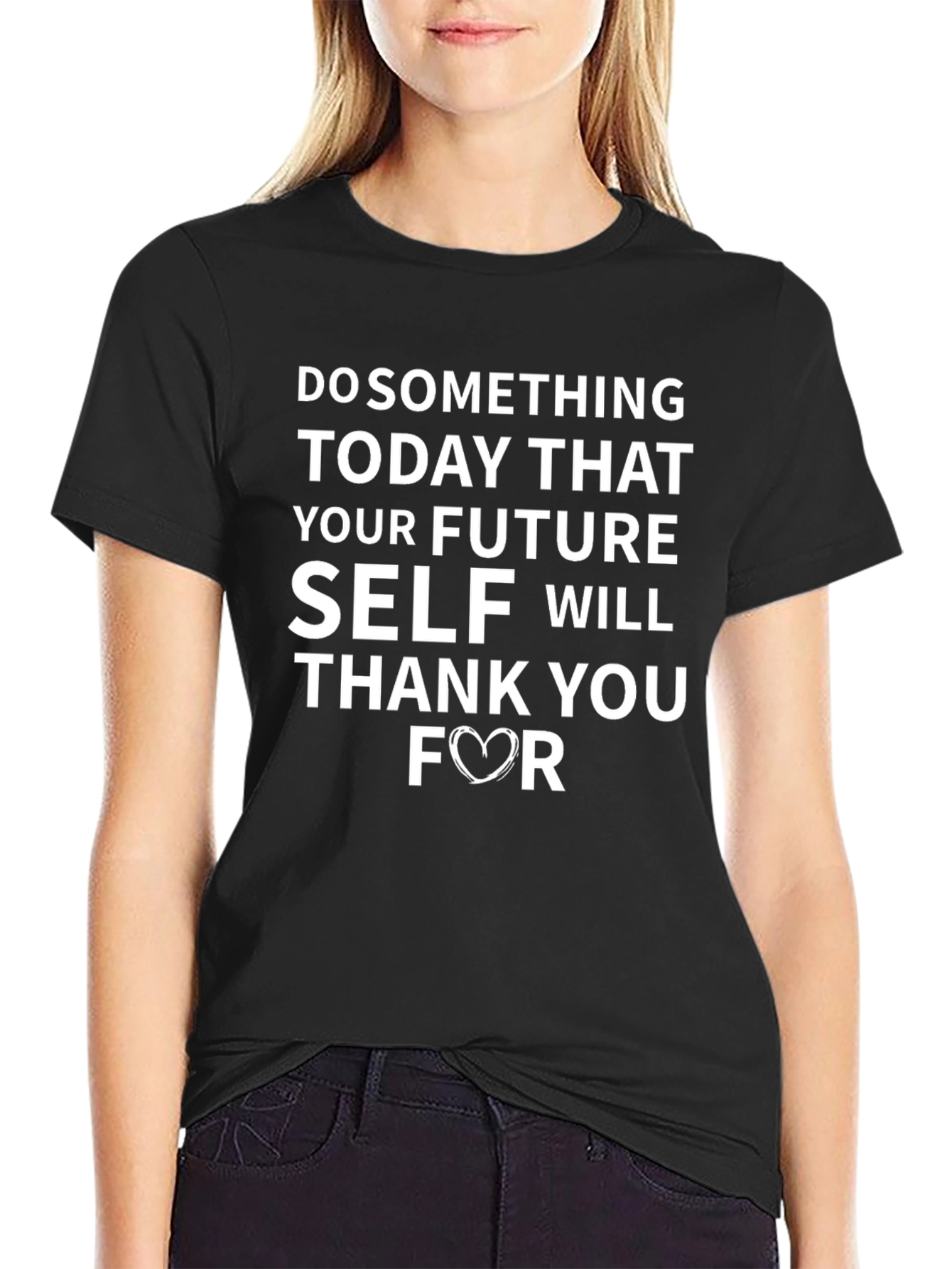 Inspirational Future Self T-Shirt - Black