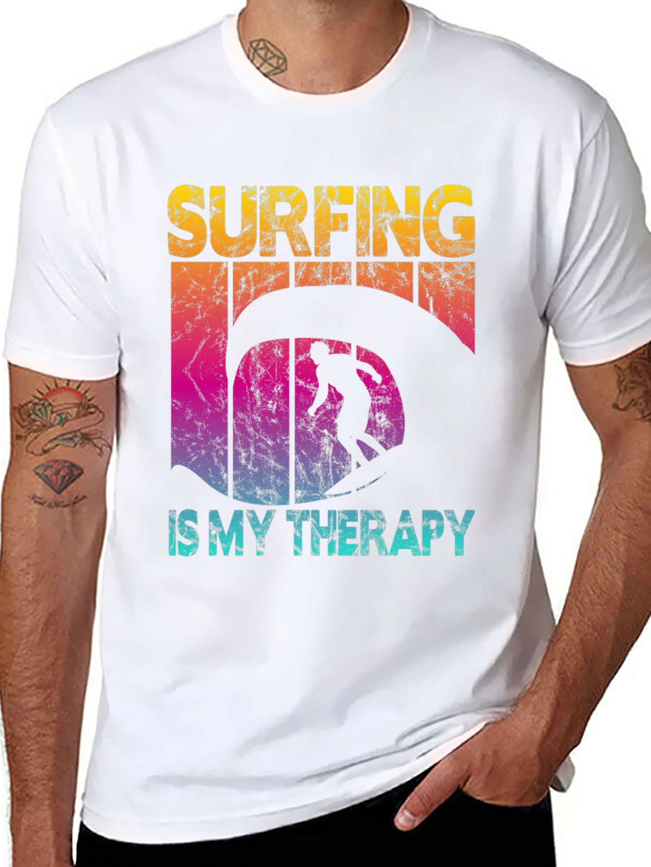 Surfing Therapy Graphic Tee