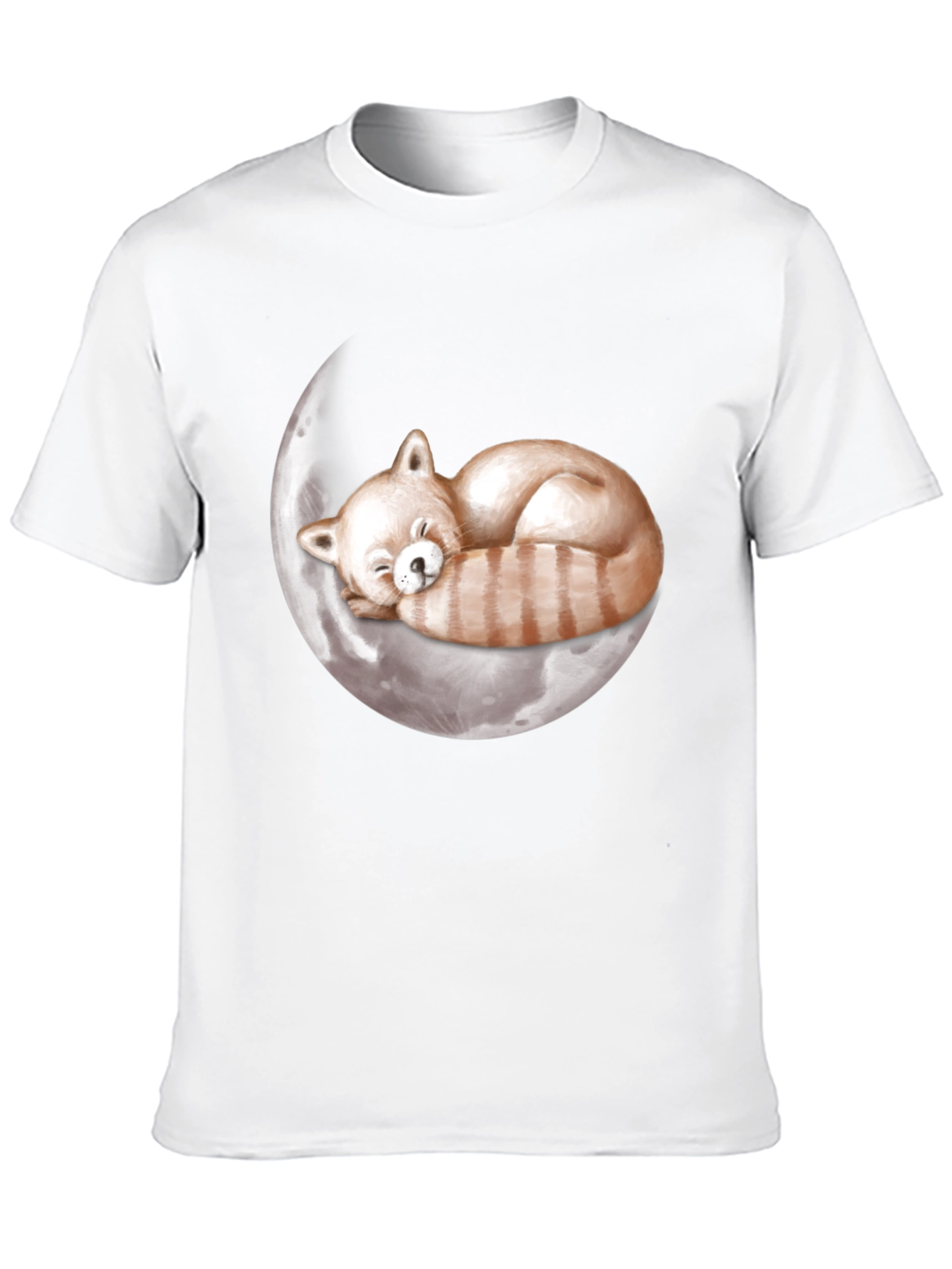 Red Panda Moon Sleep T-Shirt