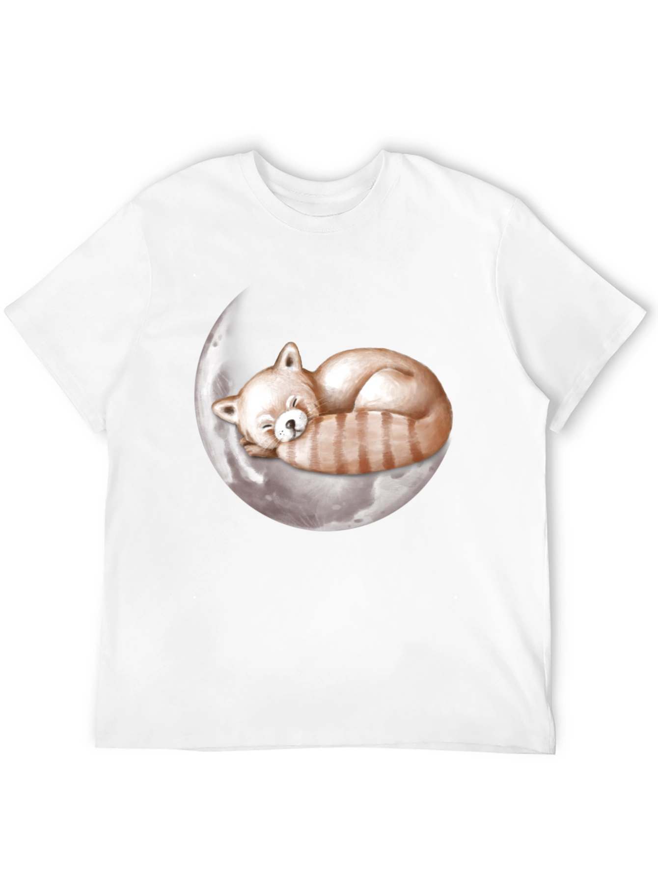 Red Panda Moon Sleep T-Shirt