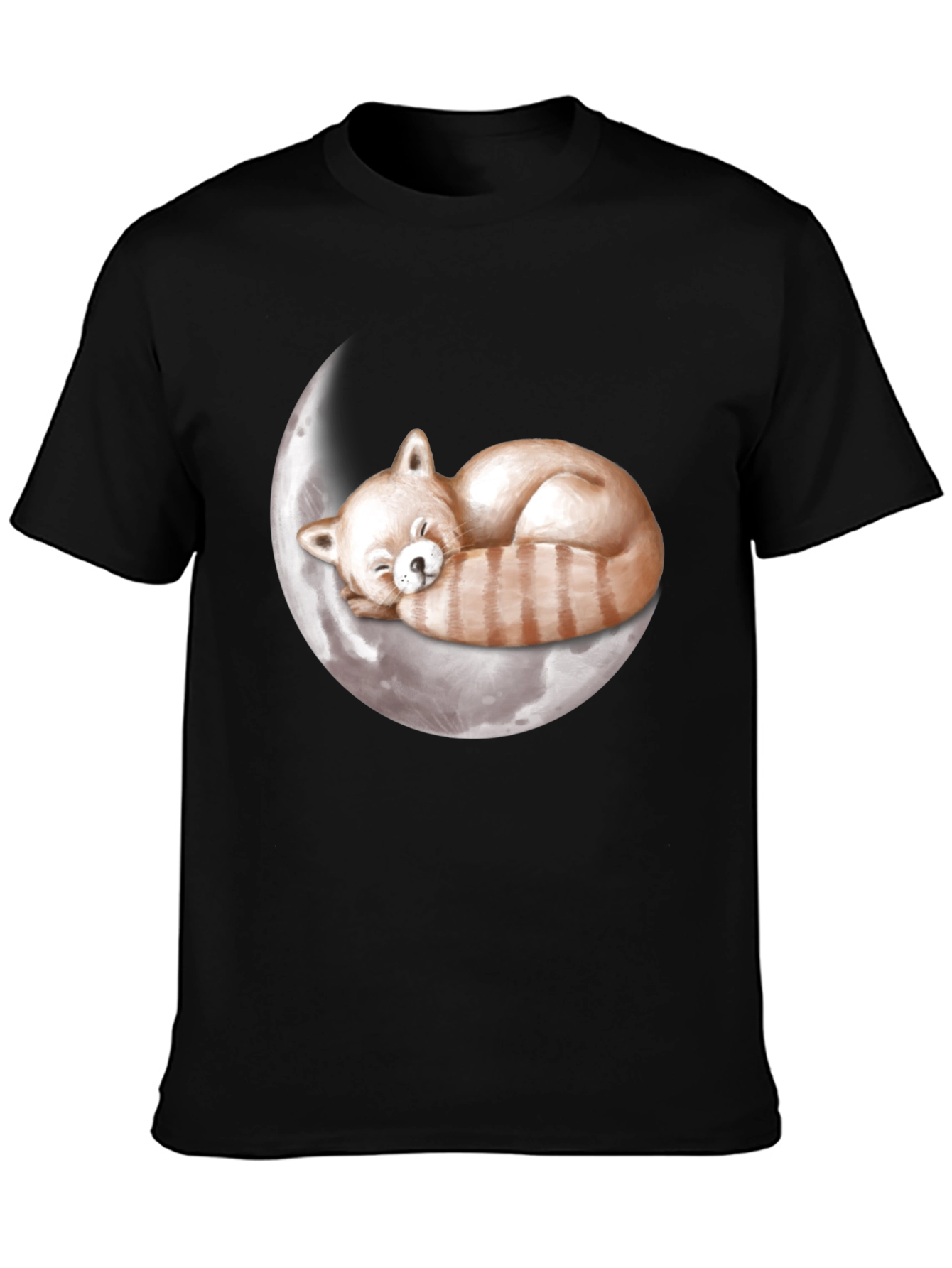 Red Panda Moon Sleep T-Shirt