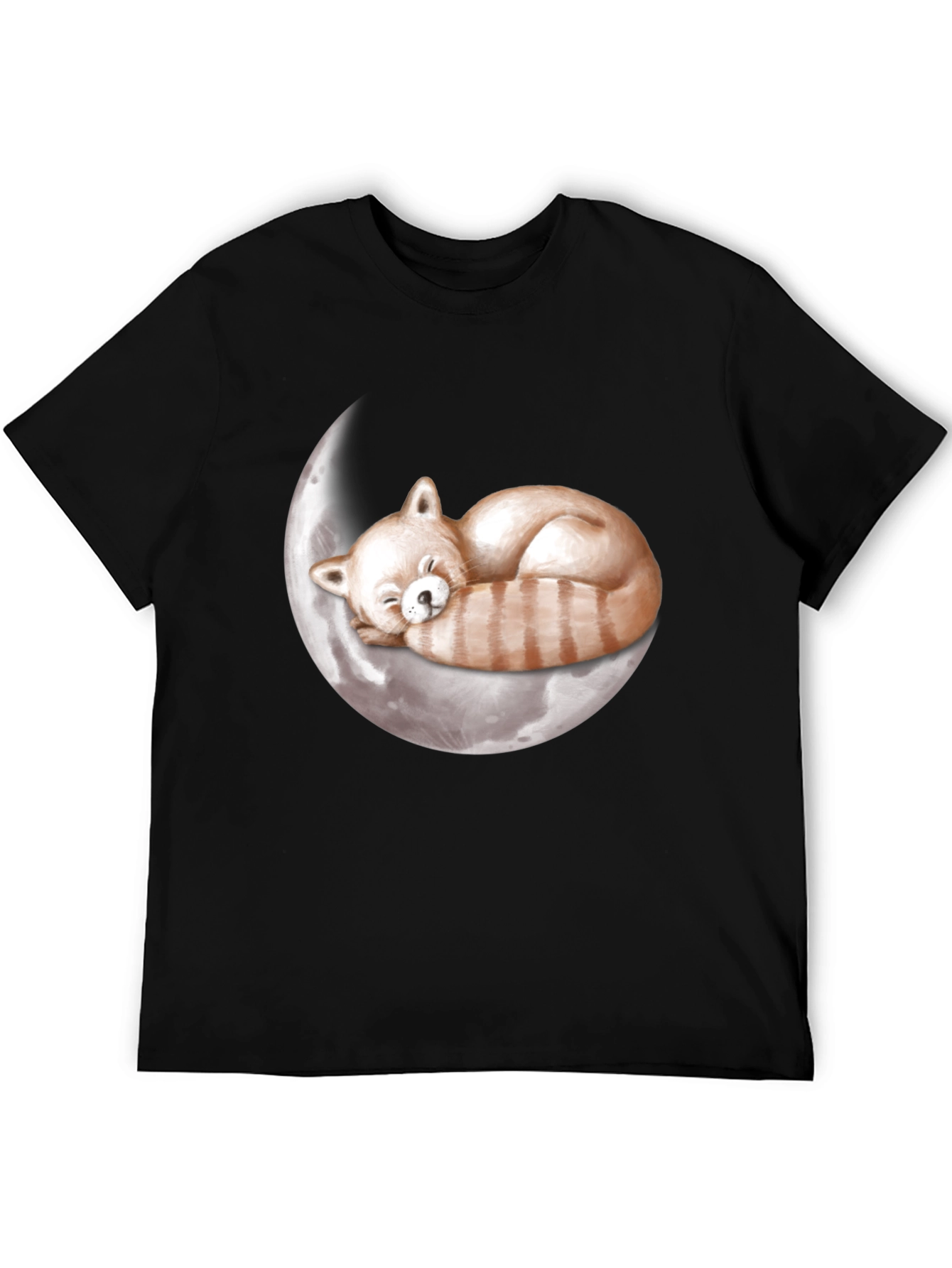 Red Panda Moon Sleep T-Shirt