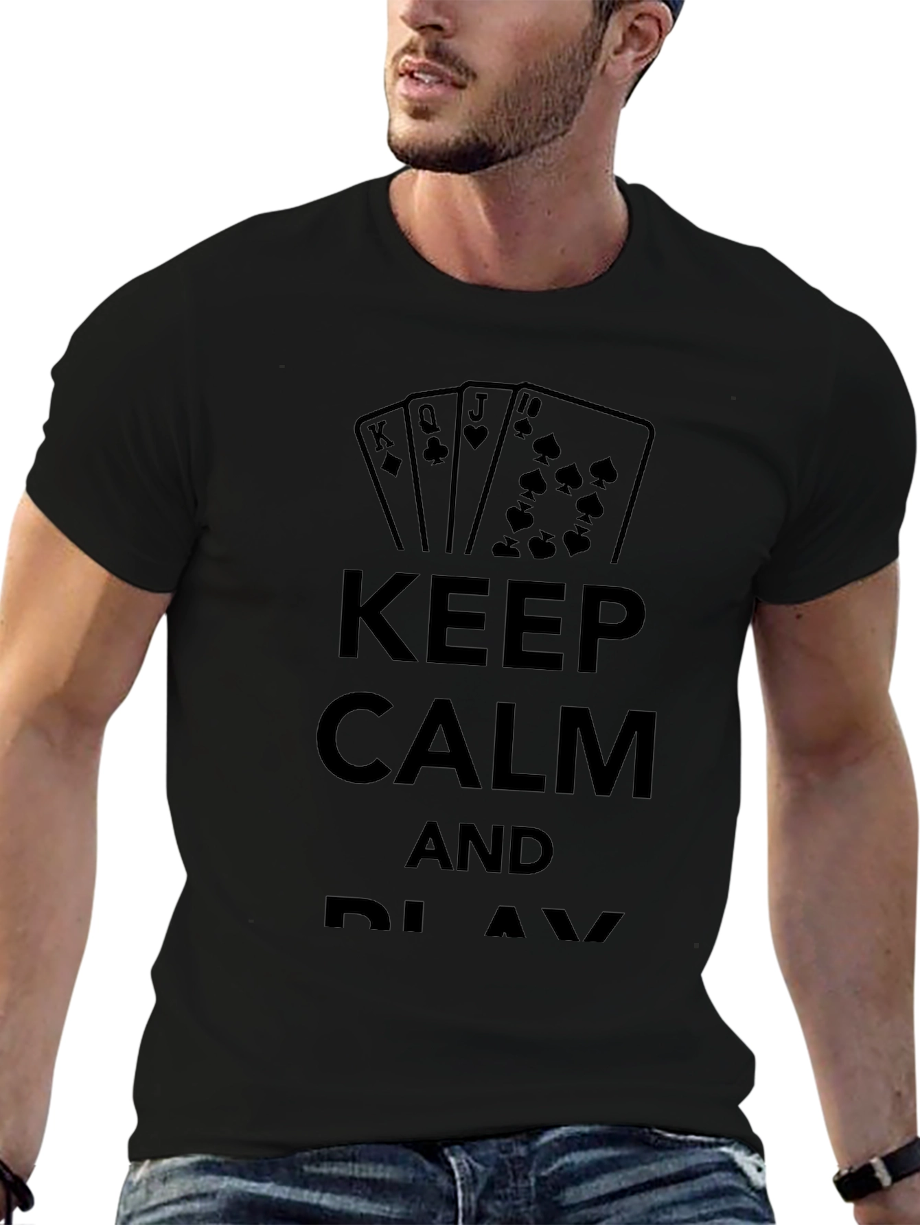Keep Calm and Play - Poker T-Shirt
