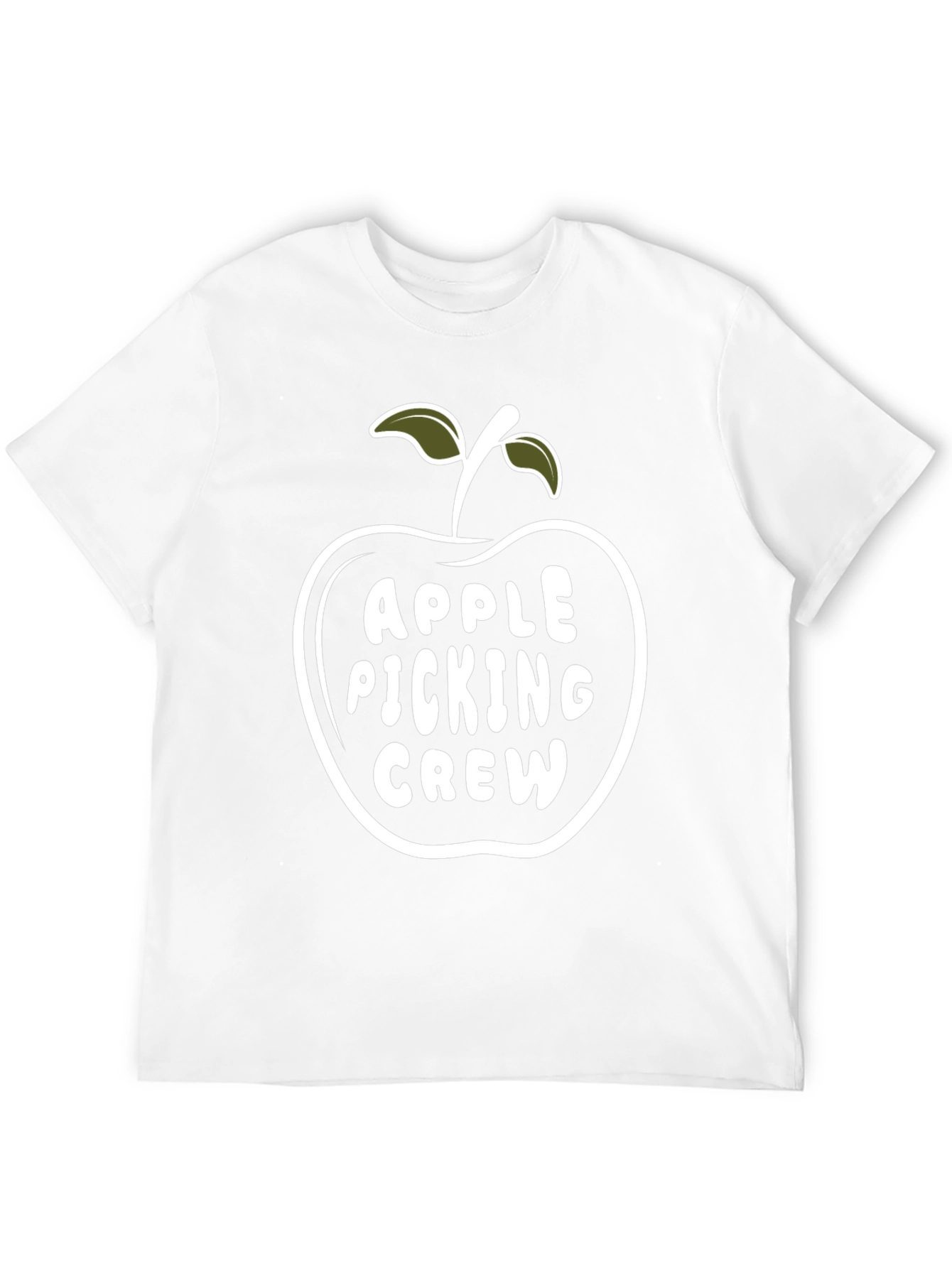 Apple Picking Crew Black T-Shirt