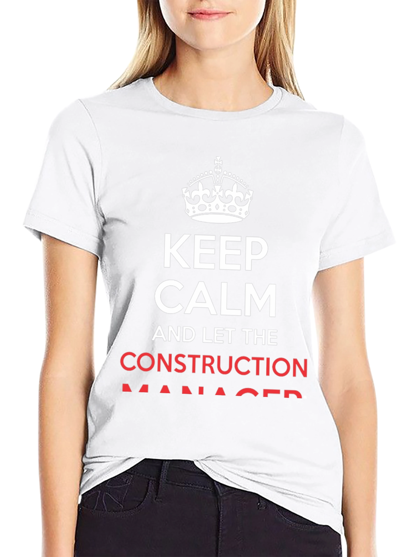 Keep Calm Construction Manager T-Shirt