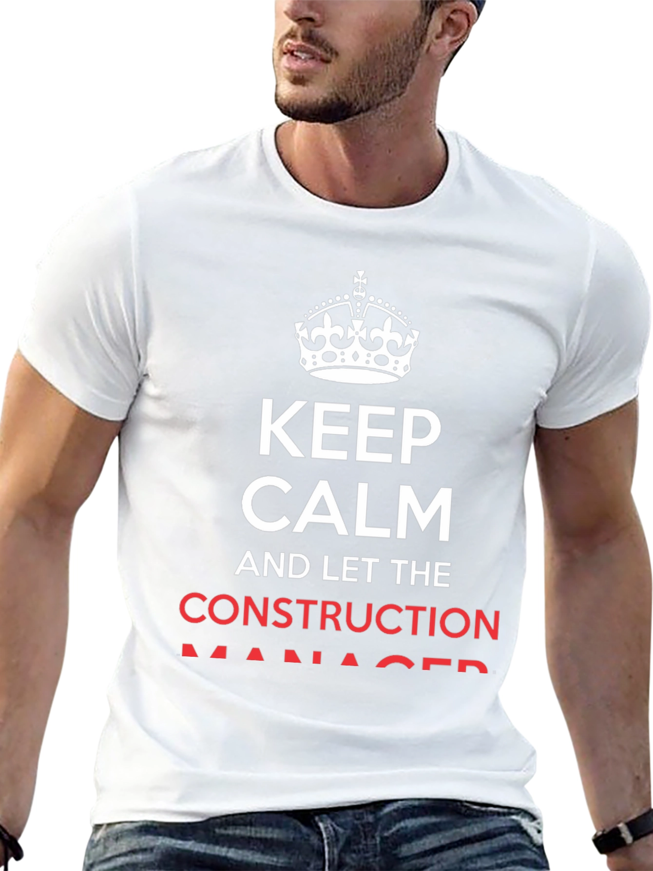 Keep Calm Construction Manager T-Shirt