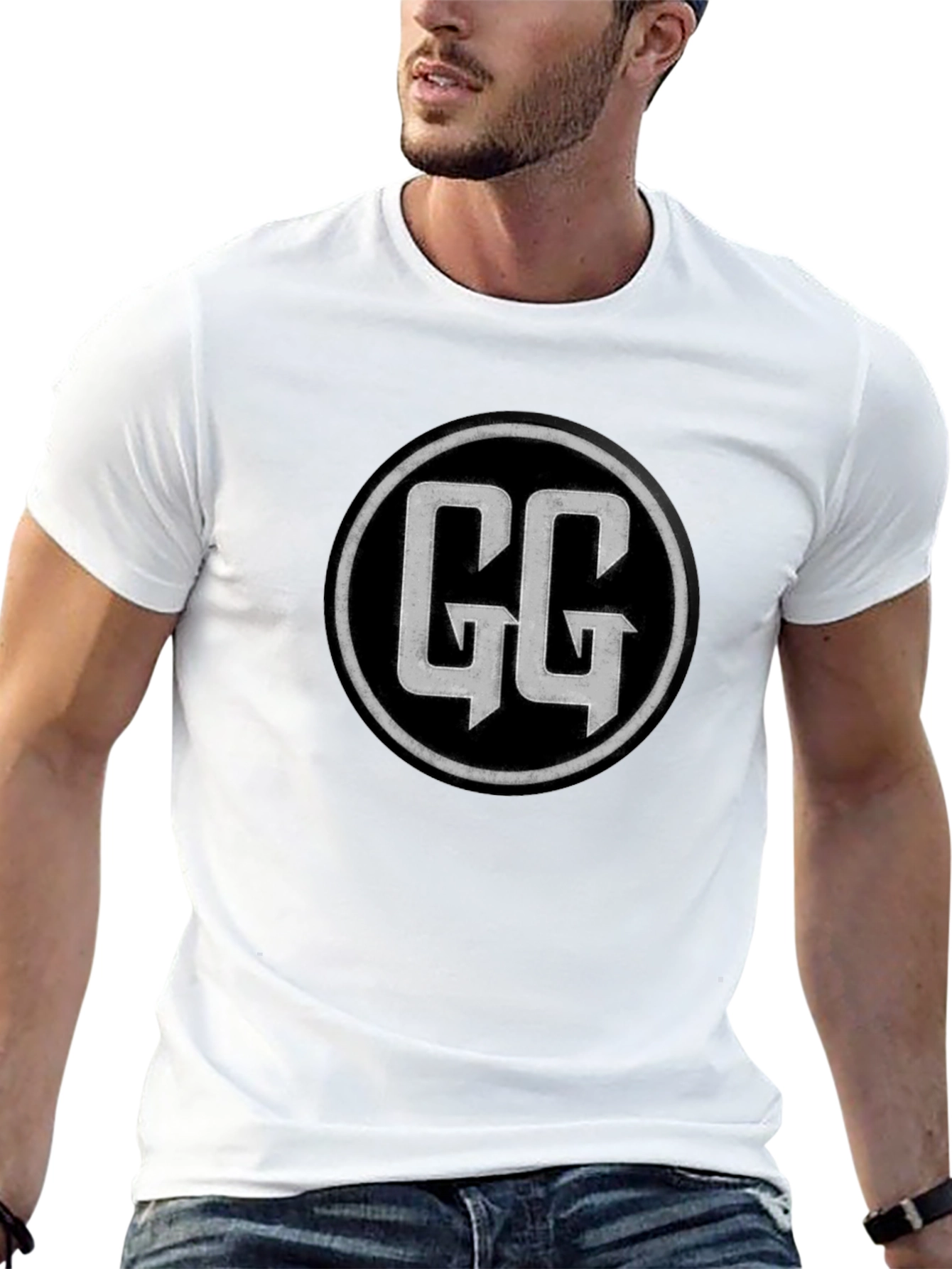GG Logo Black T-Shirt: Gamer Style