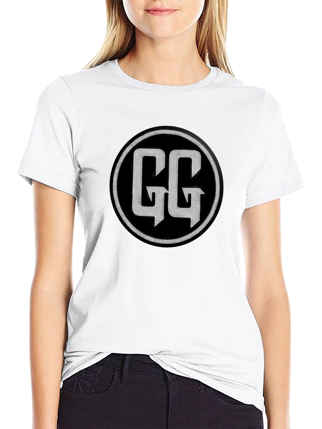 GG Logo Black T-Shirt: Gamer Style