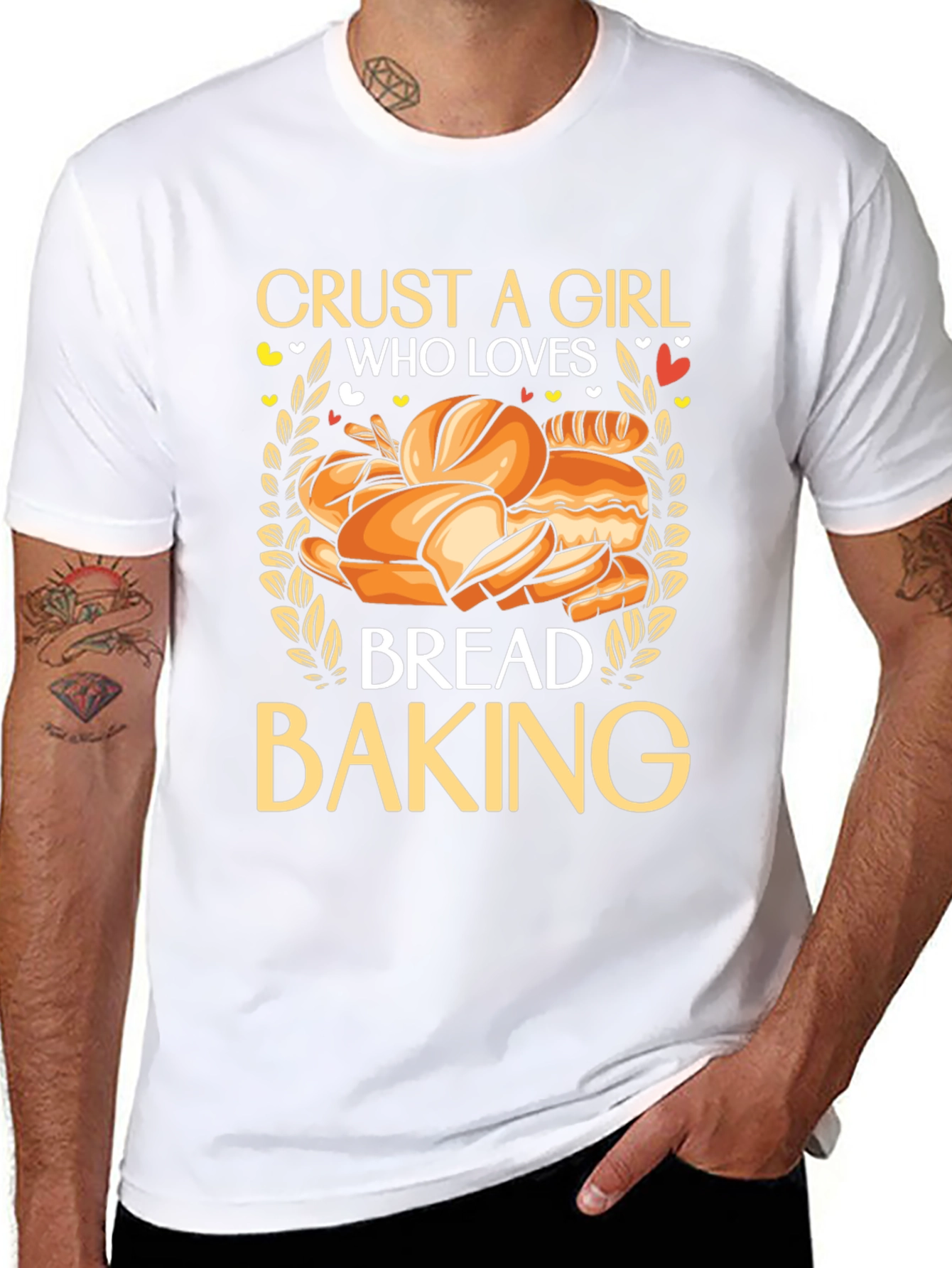 Crust a Girl Who Loves Bread Baking T-Shirt