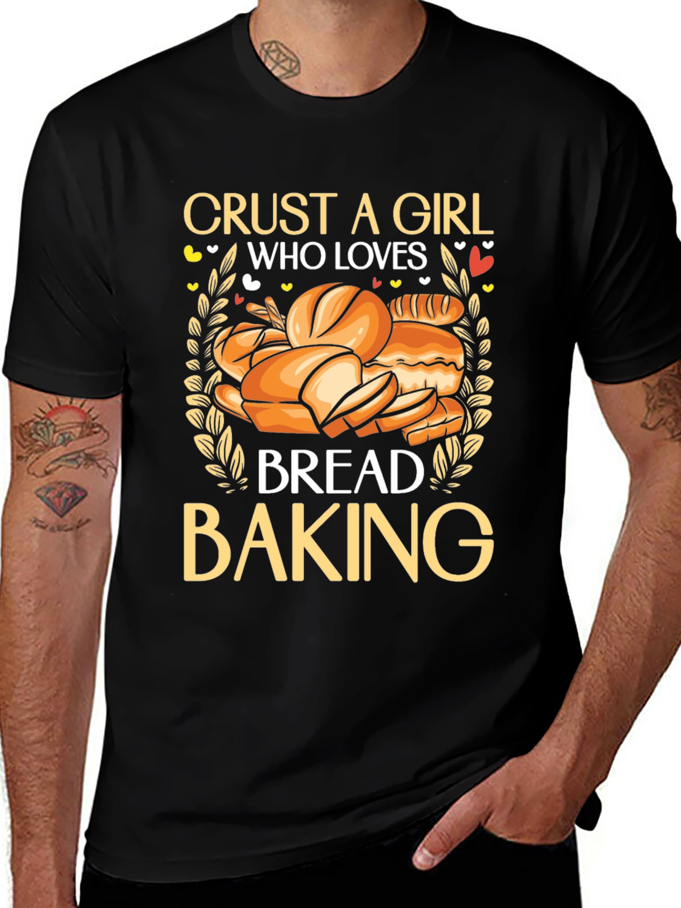 Crust a Girl Who Loves Bread Baking T-Shirt