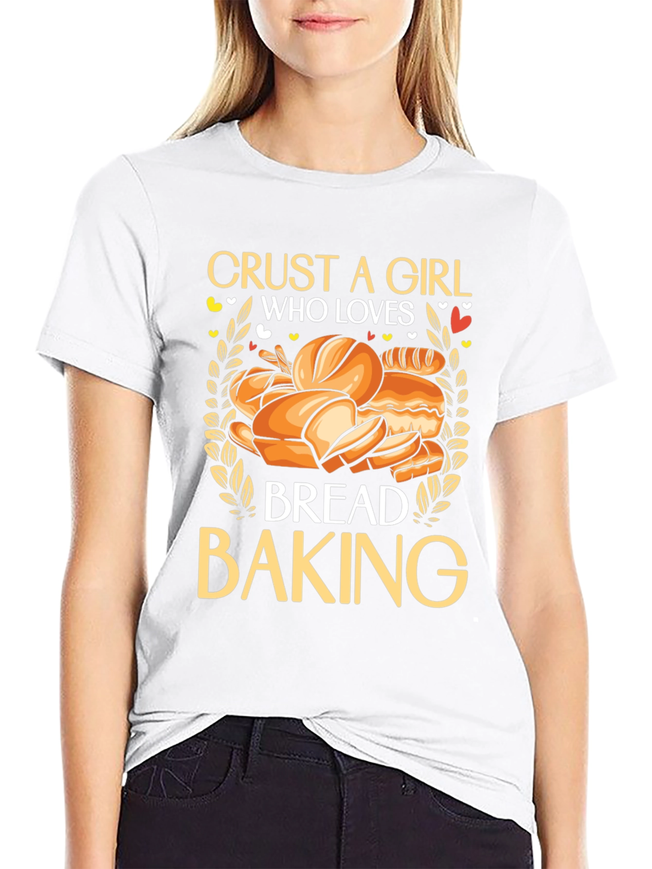 Crust a Girl Who Loves Bread Baking T-Shirt