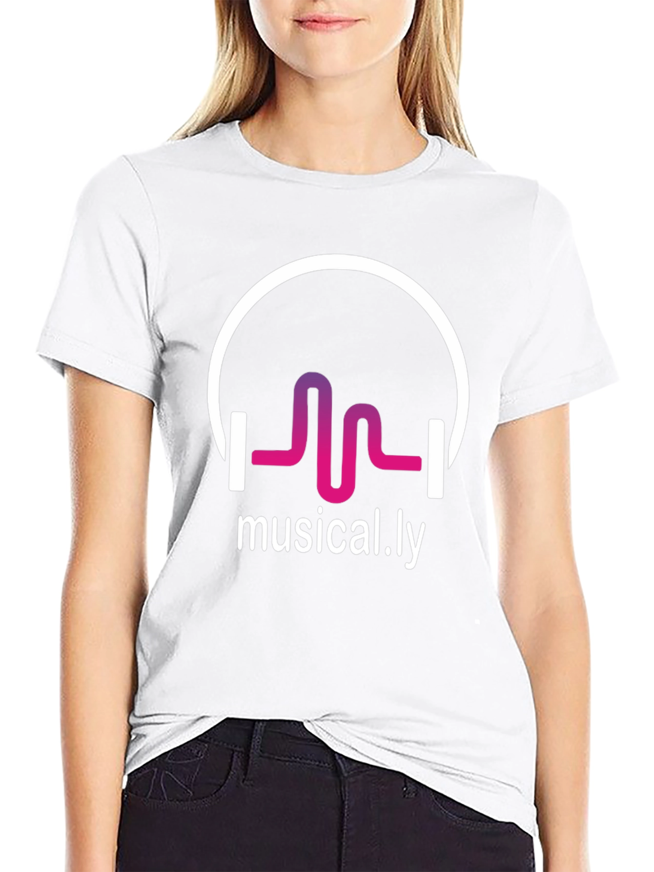 Musical.ly Graphic T-Shirt - Stylish Black Tee