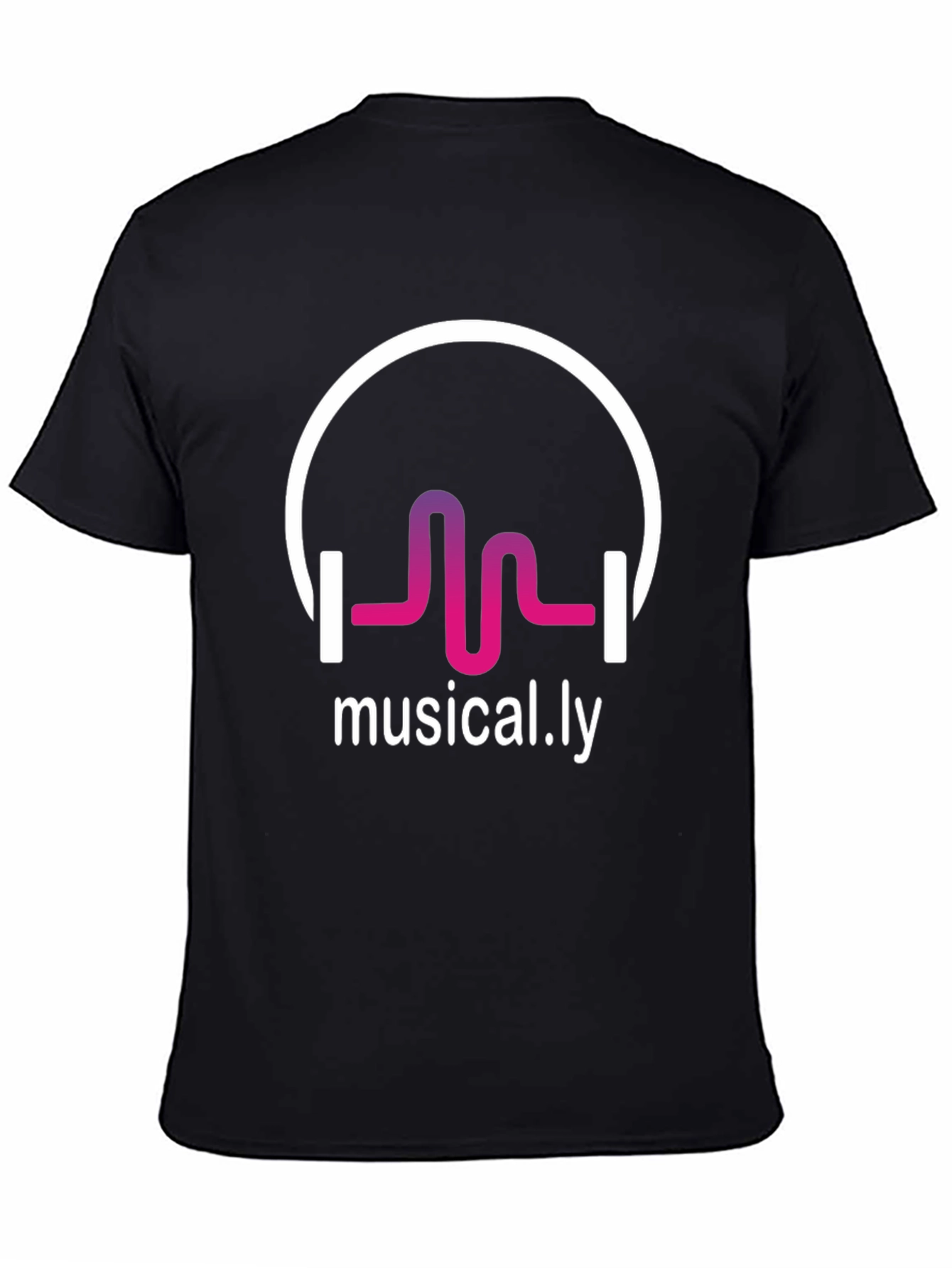 Musical.ly Graphic T-Shirt - Stylish Black Tee