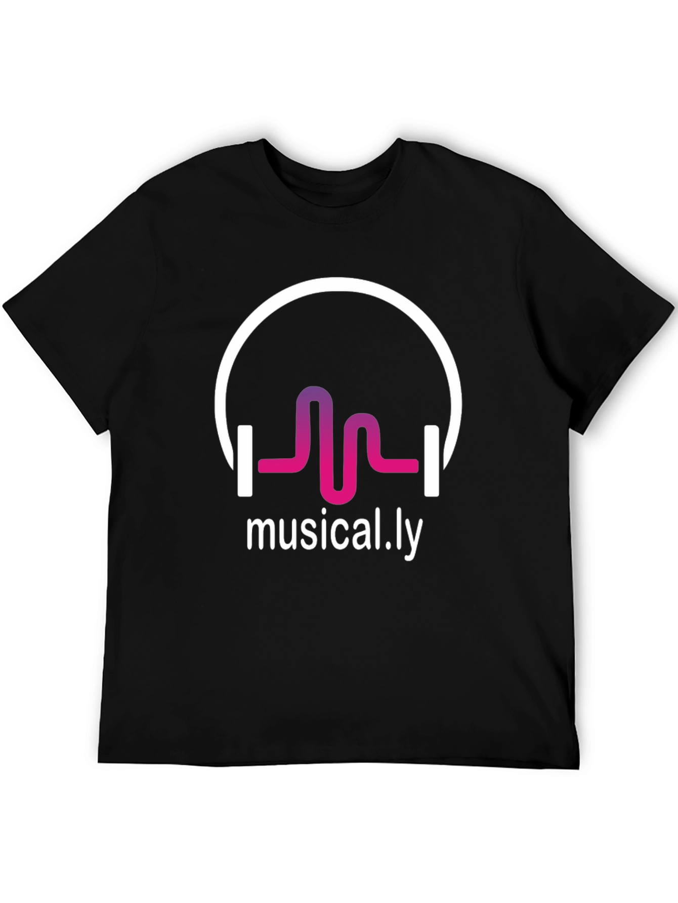 Musical.ly Graphic T-Shirt - Stylish Black Tee