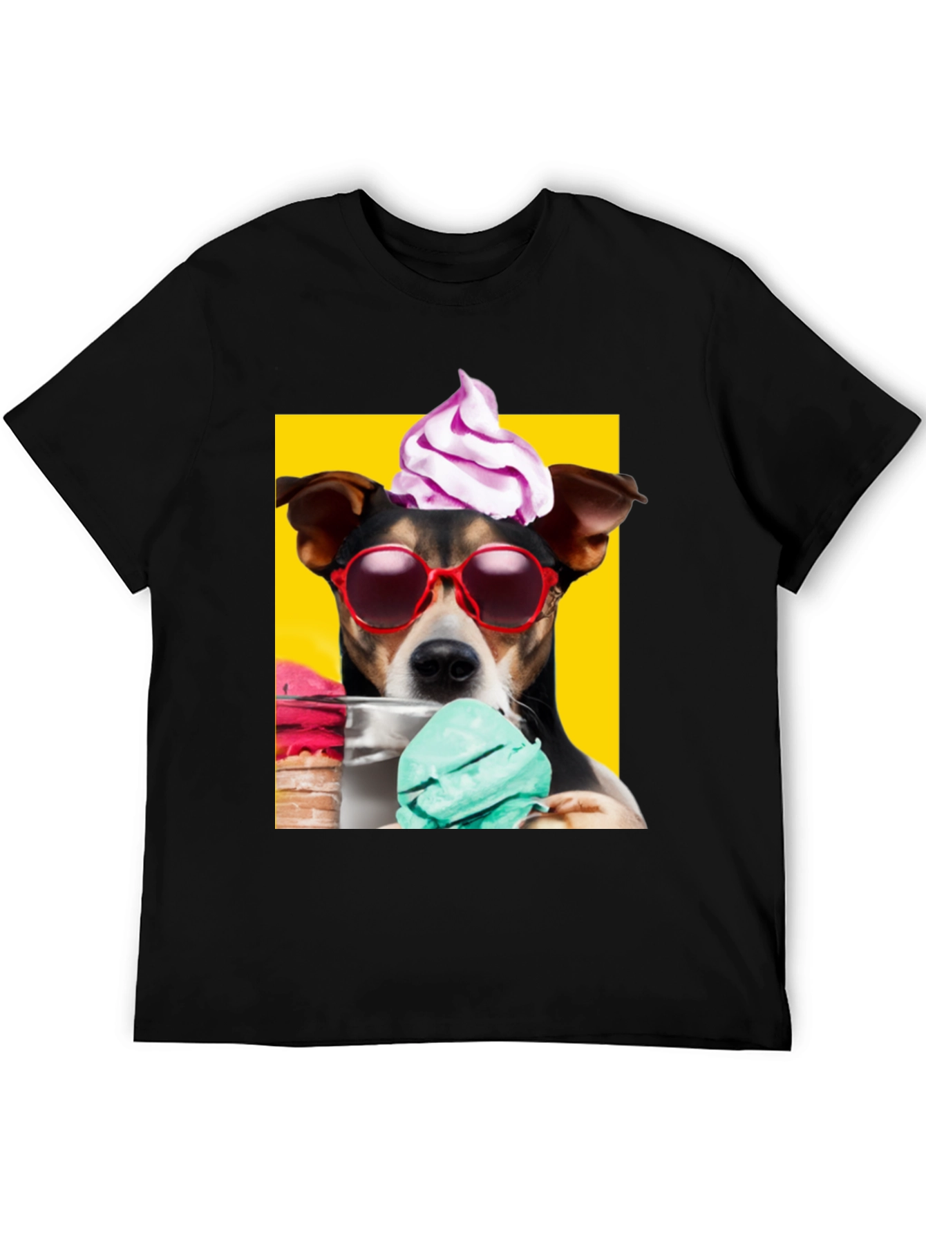 Cool Dog Ice Cream Graphic Tee
