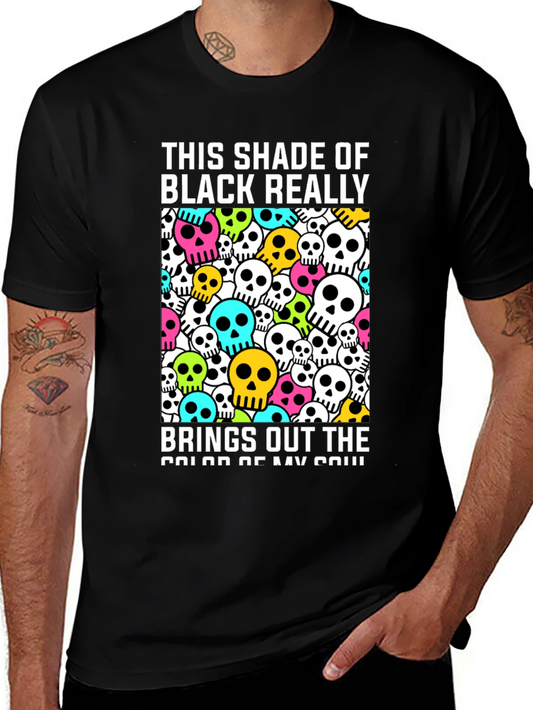 Skull Graphic T-Shirt - This Shade of Black