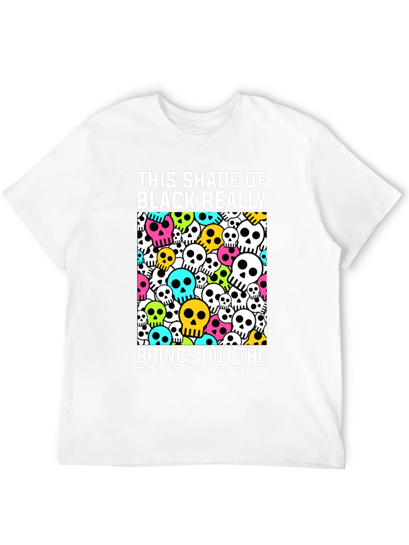 Skull Graphic T-Shirt - This Shade of Black