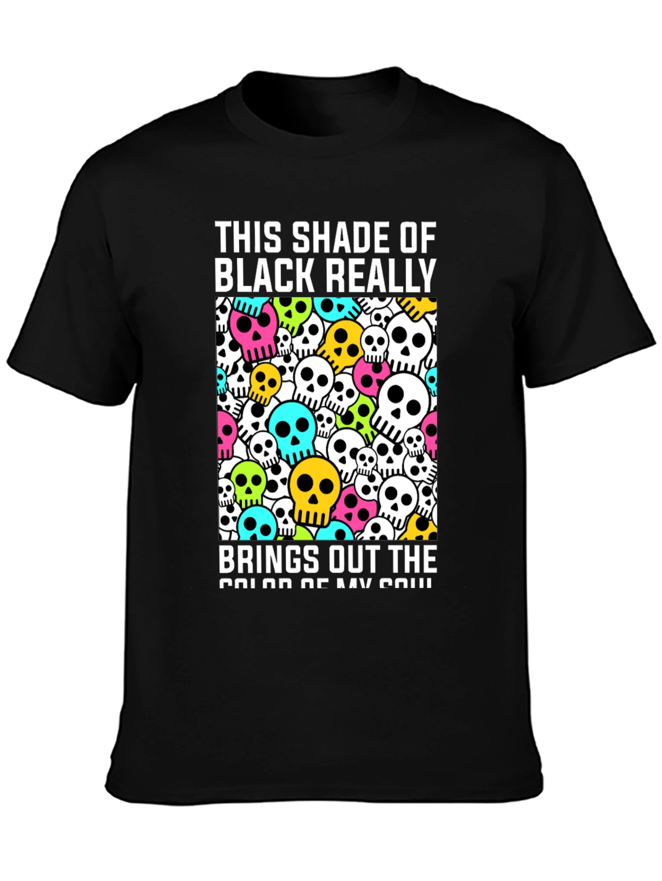 Skull Graphic T-Shirt - This Shade of Black