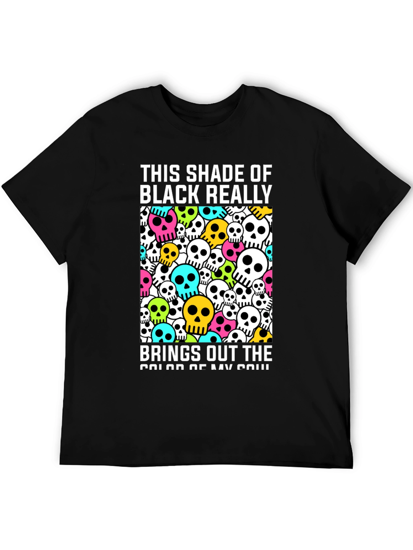 Skull Graphic T-Shirt - This Shade of Black