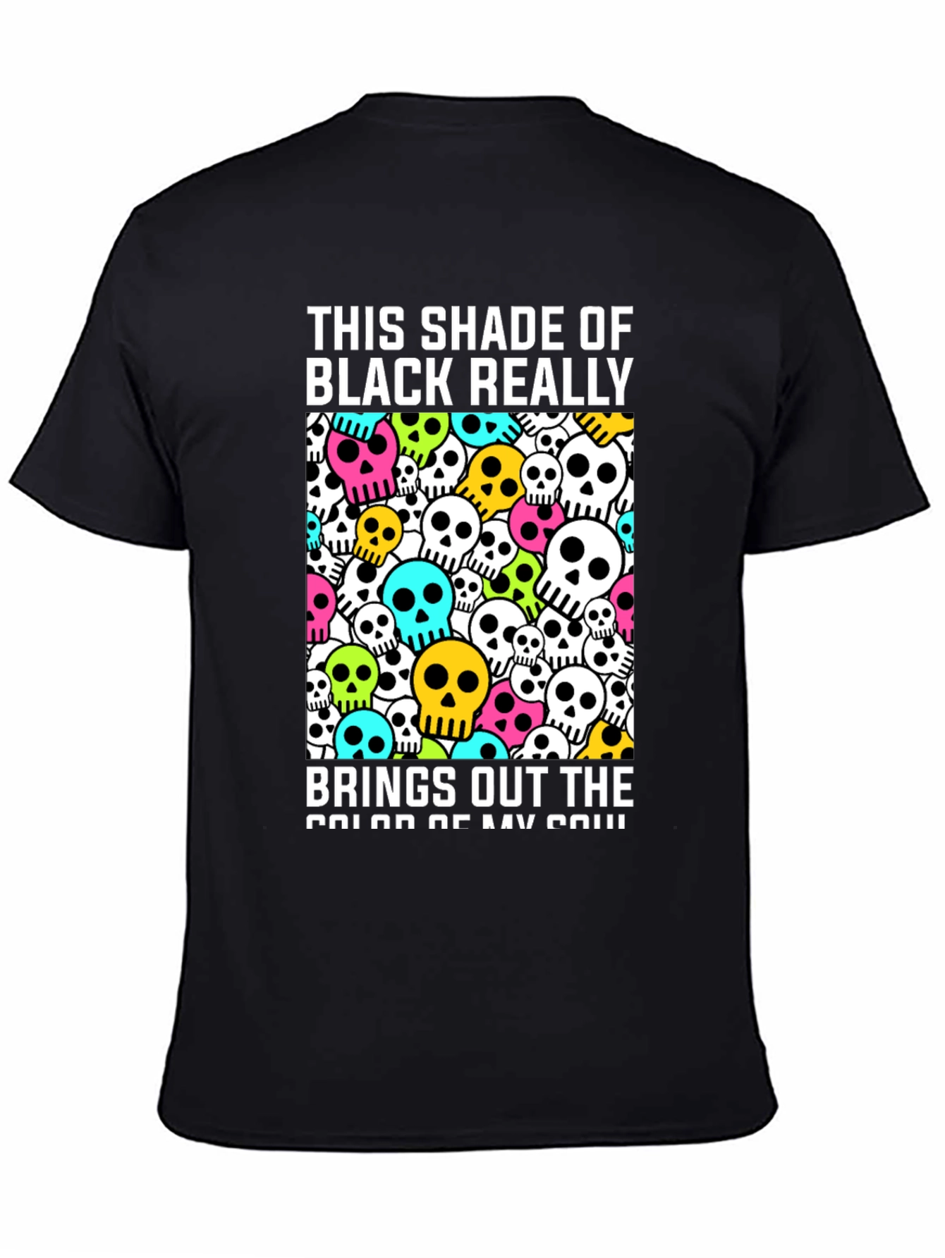 Skull Graphic T-Shirt - This Shade of Black