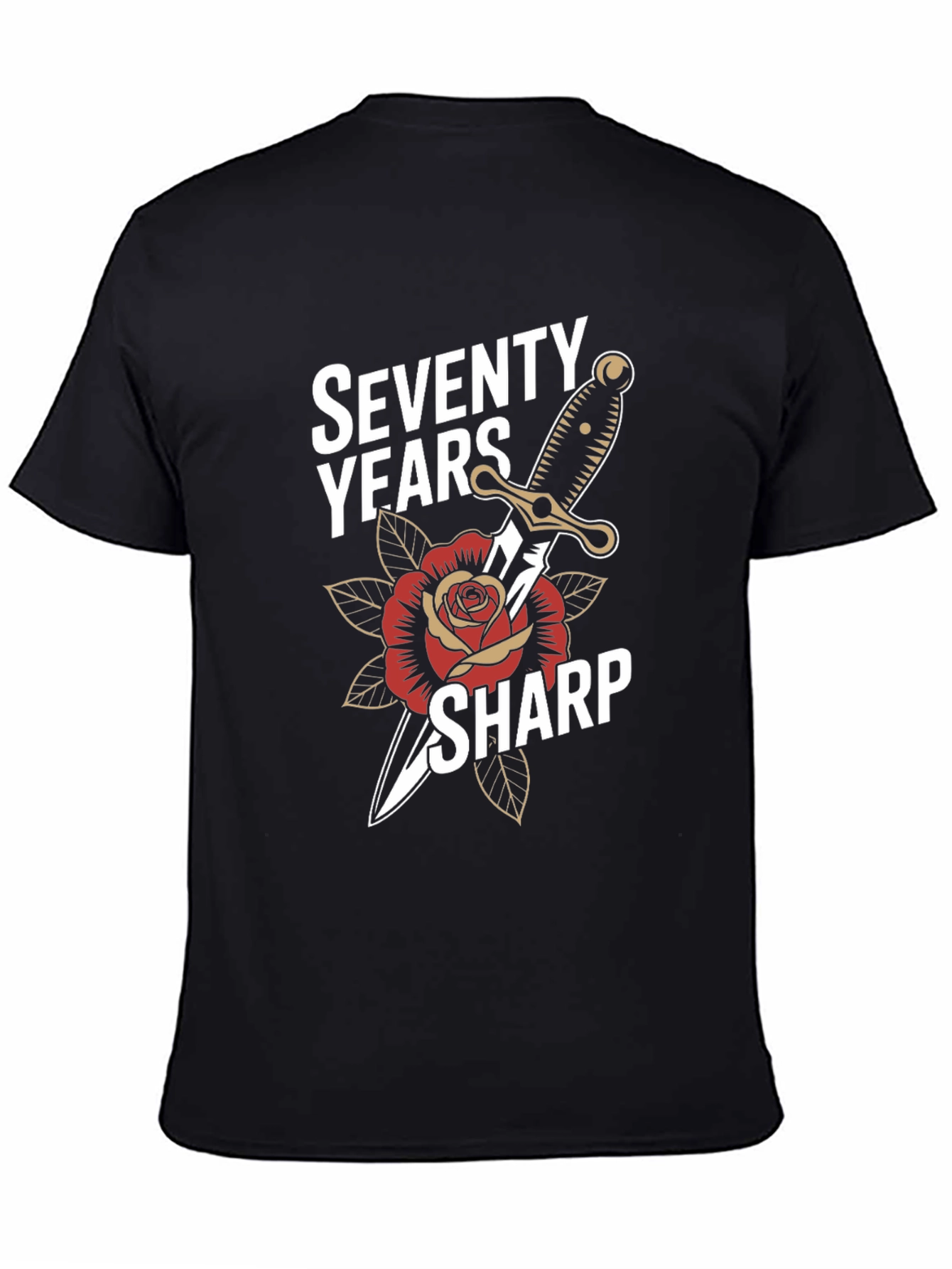 Seventy Years Sharp Graphic T-Shirt