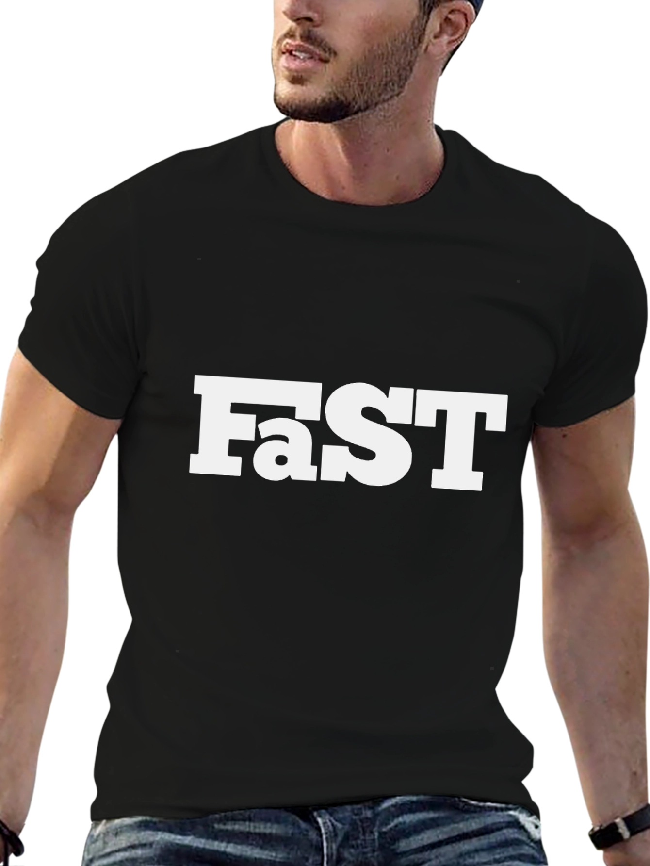 FAST Graphic T-Shirt - Bold Minimalist Design